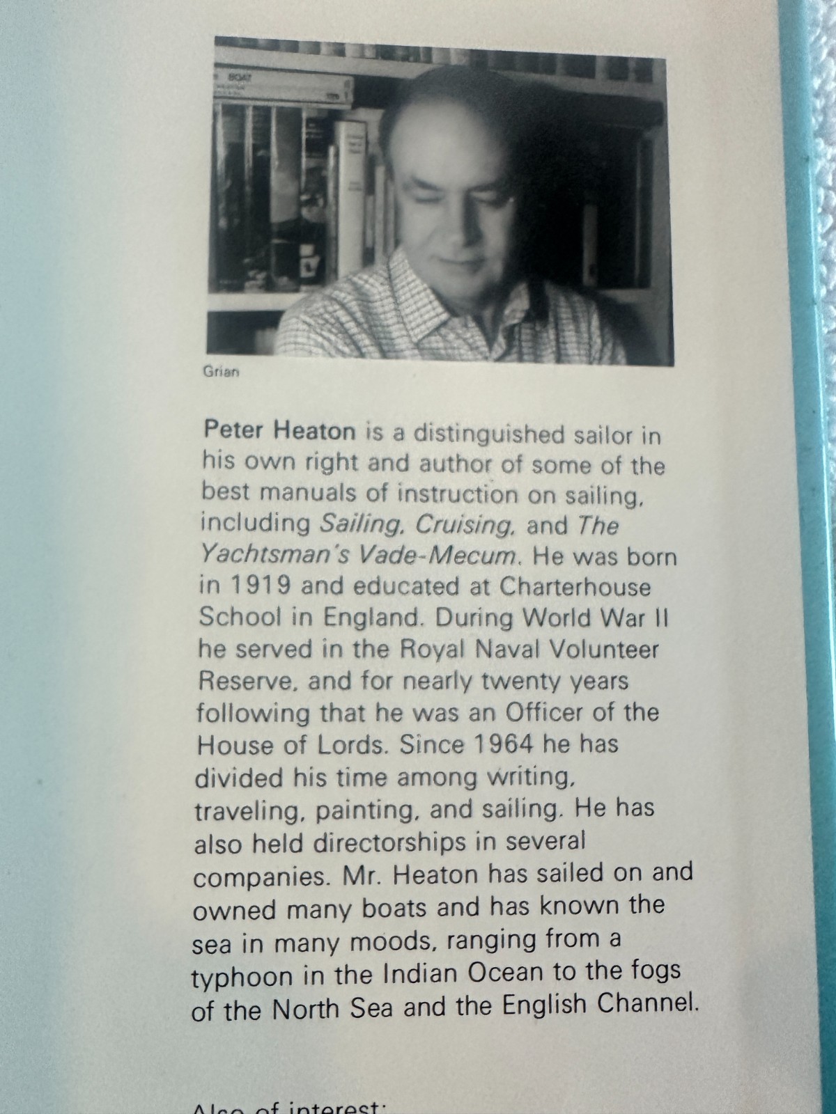 Yachting- A Pictoral History by Peter Heaton 159 pages
