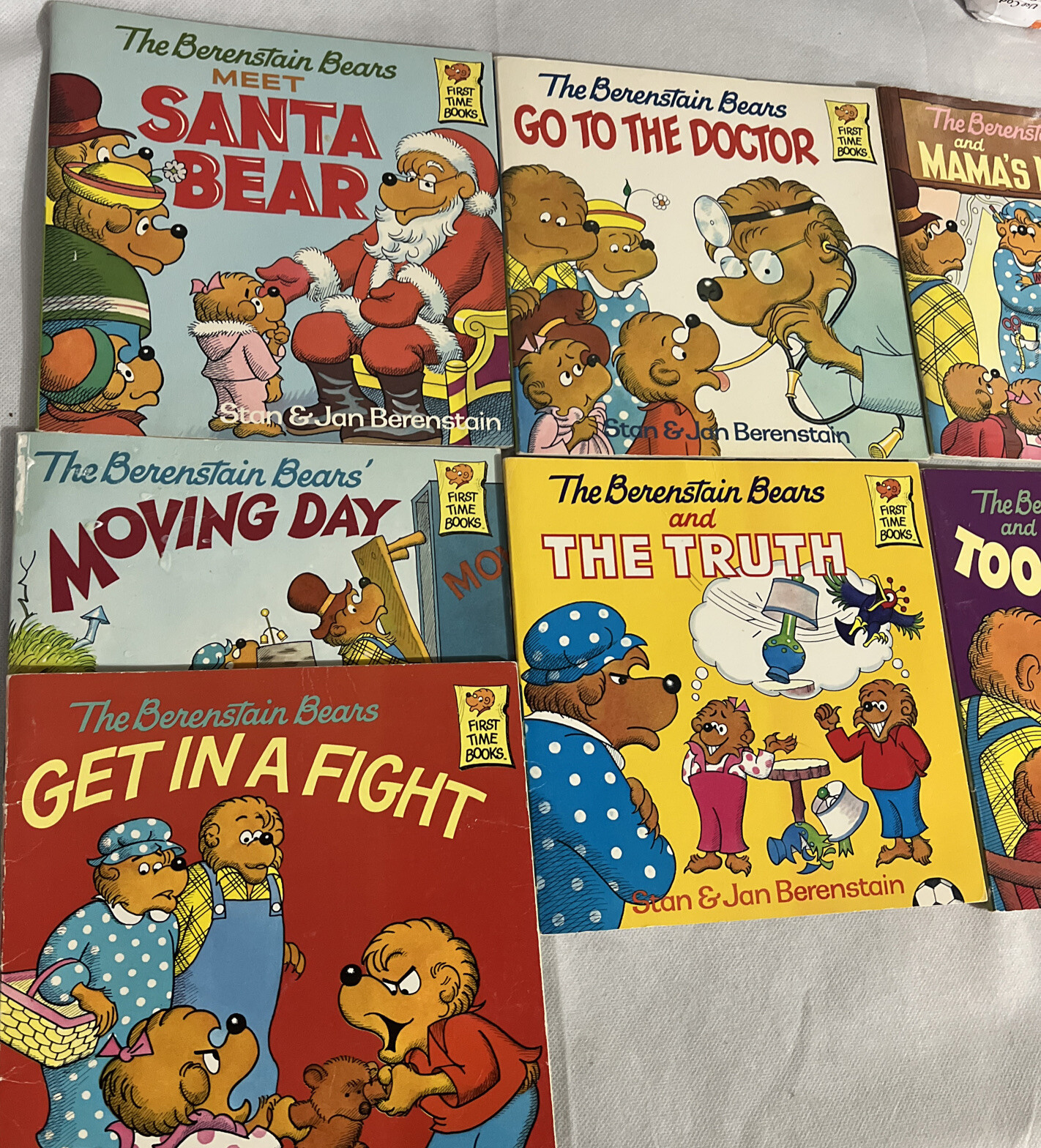 The Berenstain Bears Books~ lot of 7 books~Gently Used~varies titles see photos