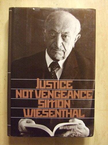 Justice Not Vengeance: Recollections – Hardcover By Wiesenthal, Simon – GOOD