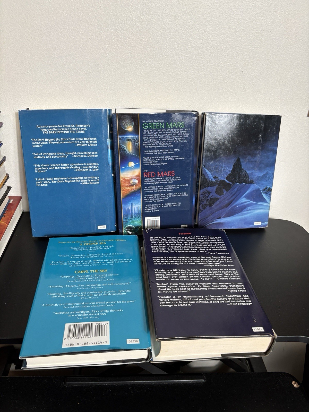 Vintage 90s Science Fiction Book Lot of 12 Hardcover Sci-Fi & Fantasy
