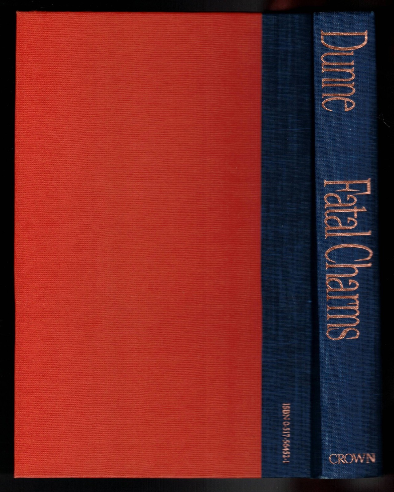 Fatal Charms And Other Tales of Today By Dominick Dunne, 1987 1st Edition VTG HC