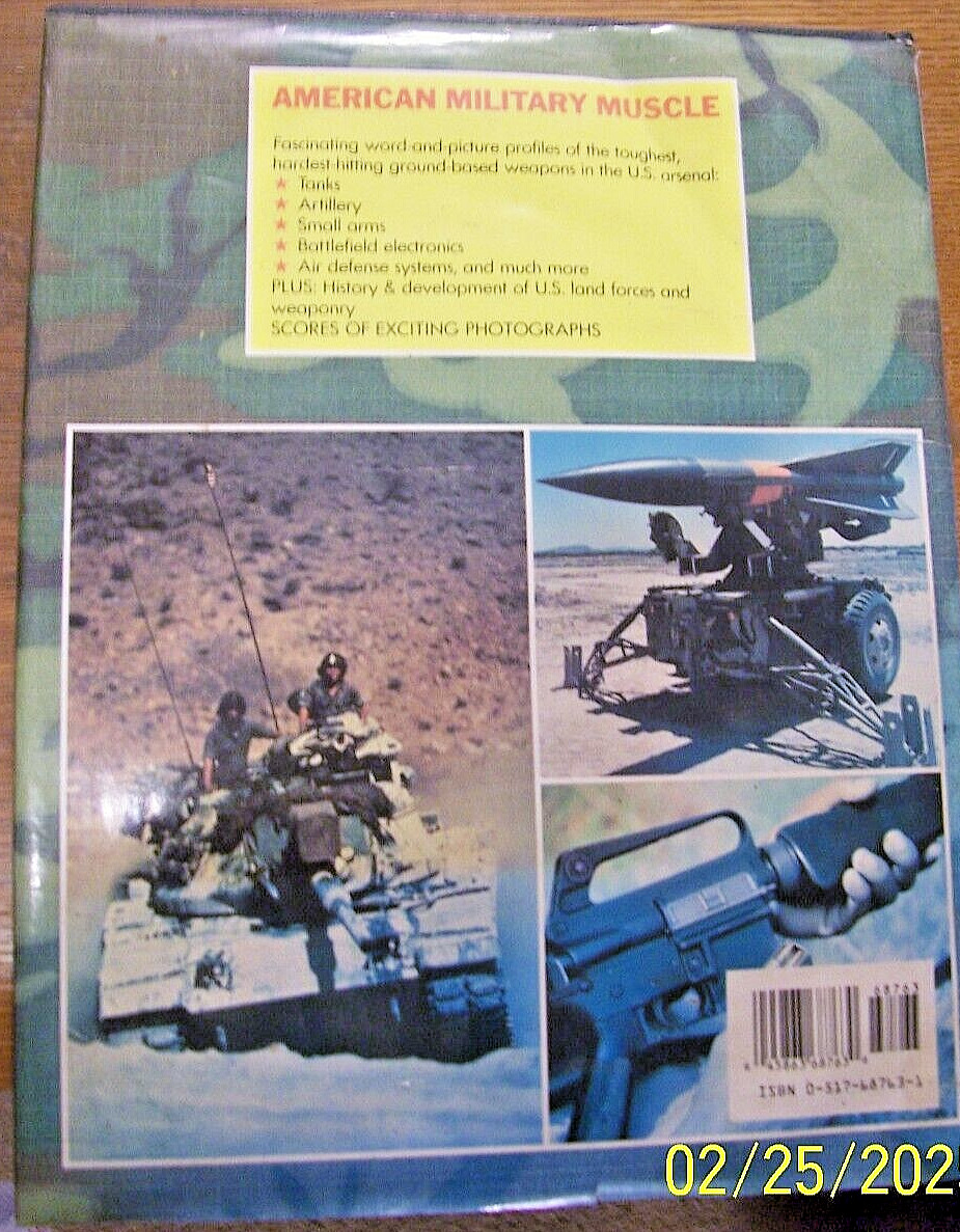 USA US Army U.S. COMBAT America’s Land Based Weaponry Reference Book 260 pages