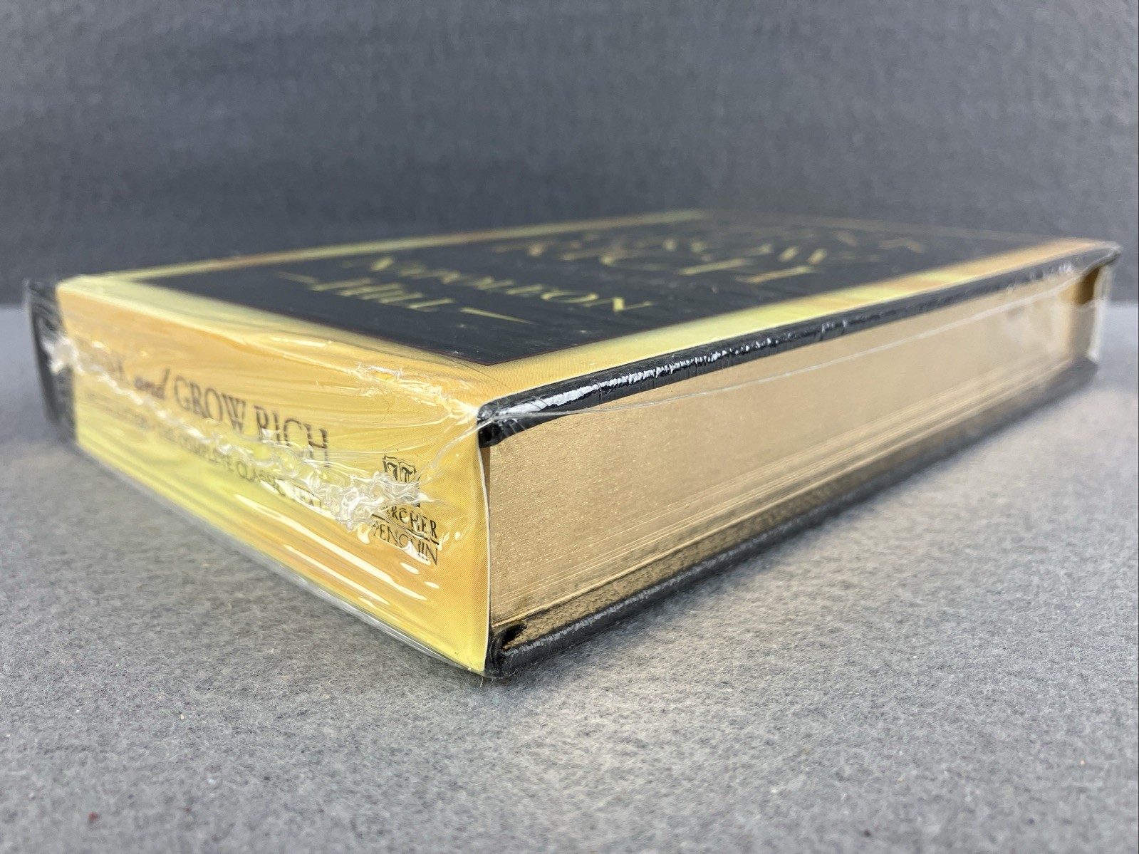 THINK AND GROW RICH by Napoleon Hill Vegan Leather Bound Deluxe Edition *Sealed*