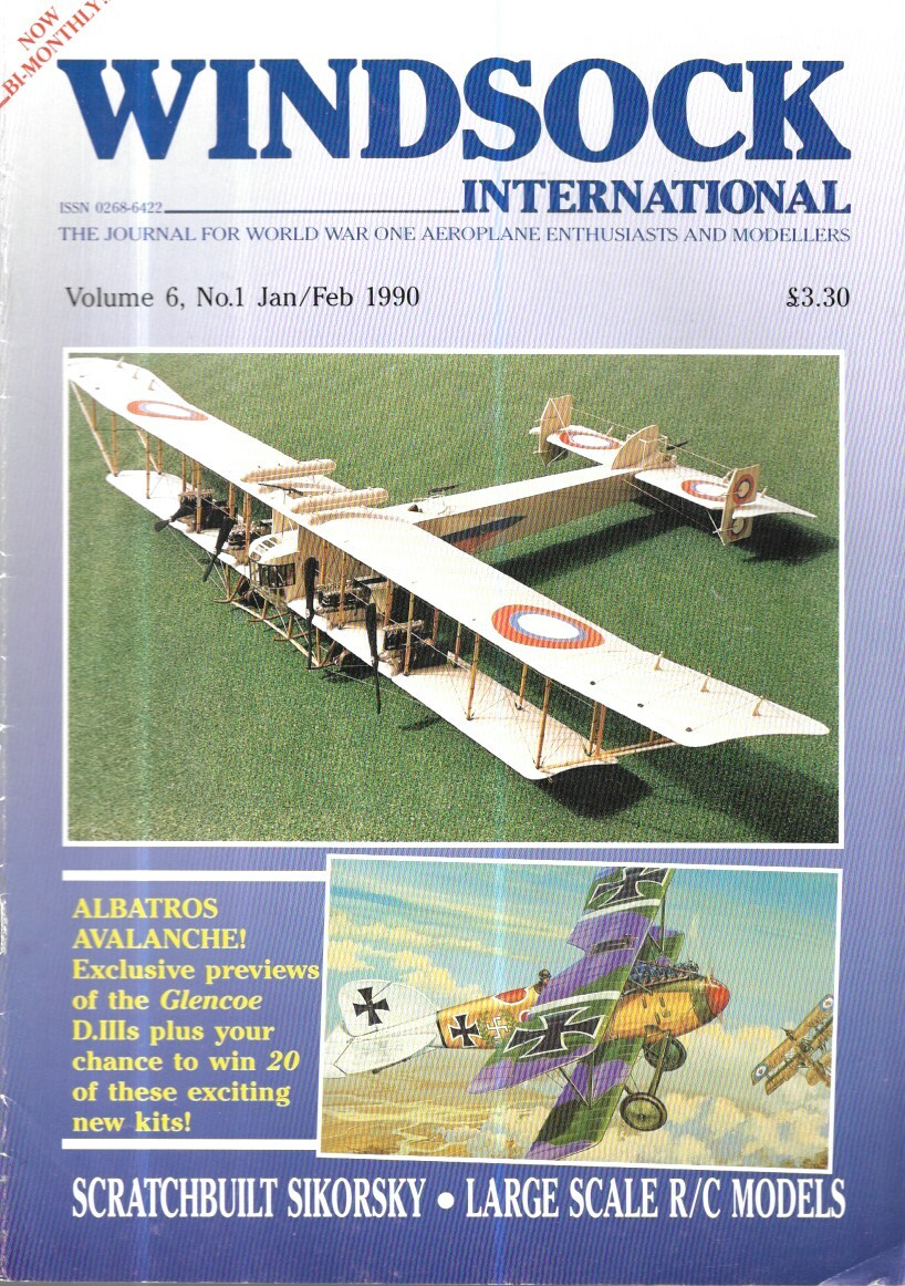 Windsock International V6 N1 Sikorsky G-3 Lloyd C.V Albatros French Breguet