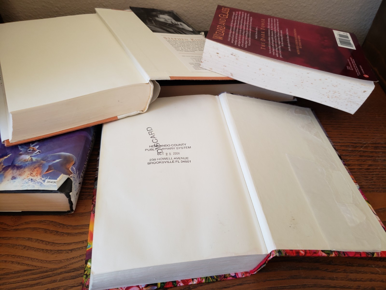 Stephen King Hardcover Book lot of 6. Tommyknockers, Bag of Bones, Insomnia…