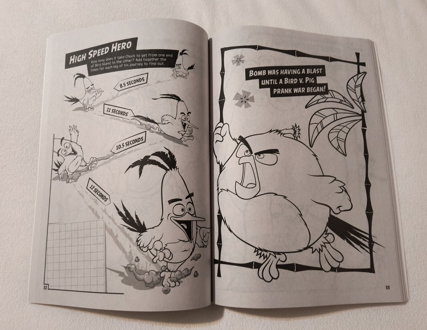 The Angry Birds 2 Movie “Born to be Angry” Coloring Book by Bendon 🆕 Free Ship!
