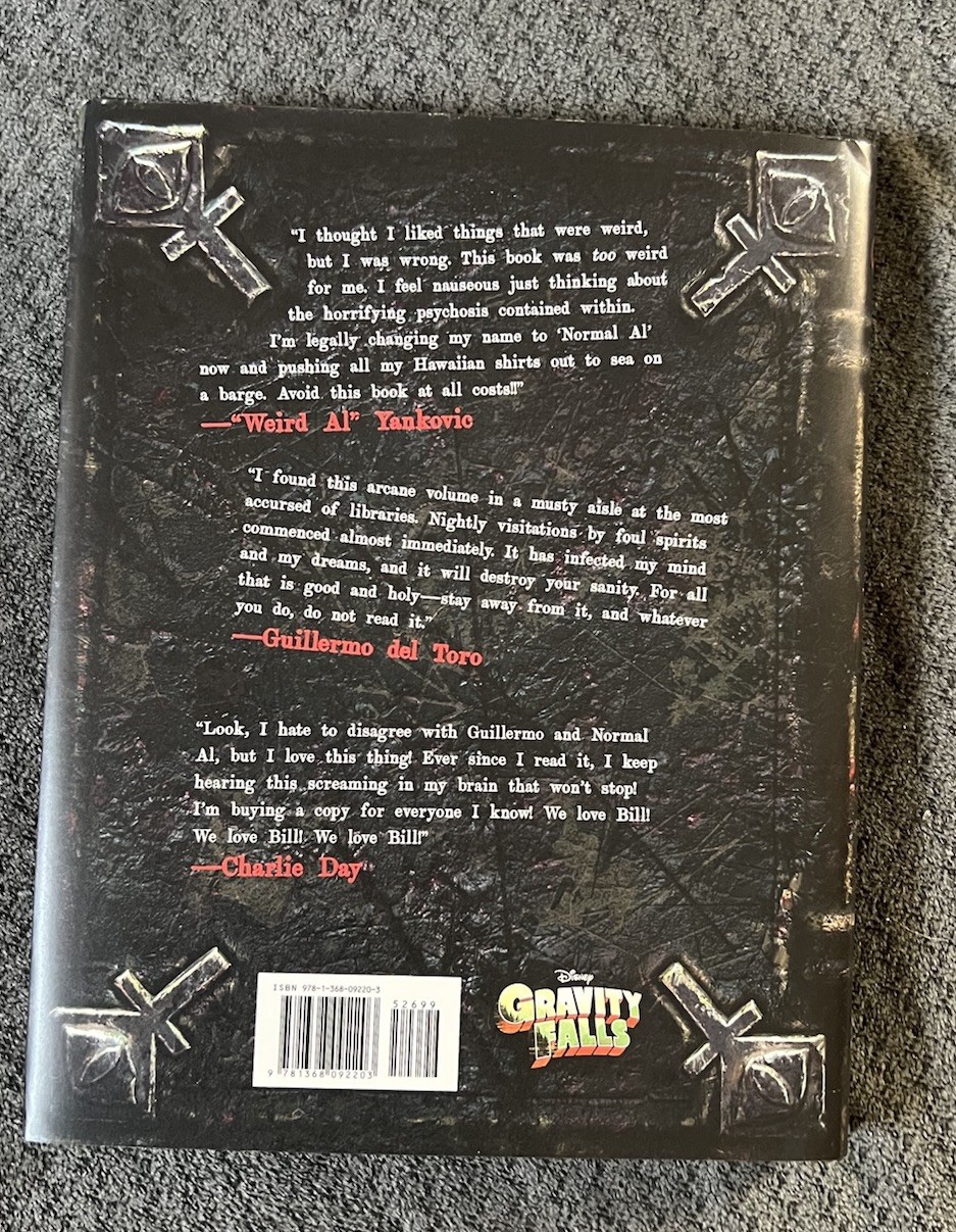 Gravity Falls The Book of Bill (2024) Hardcover by Alex Hirsch New