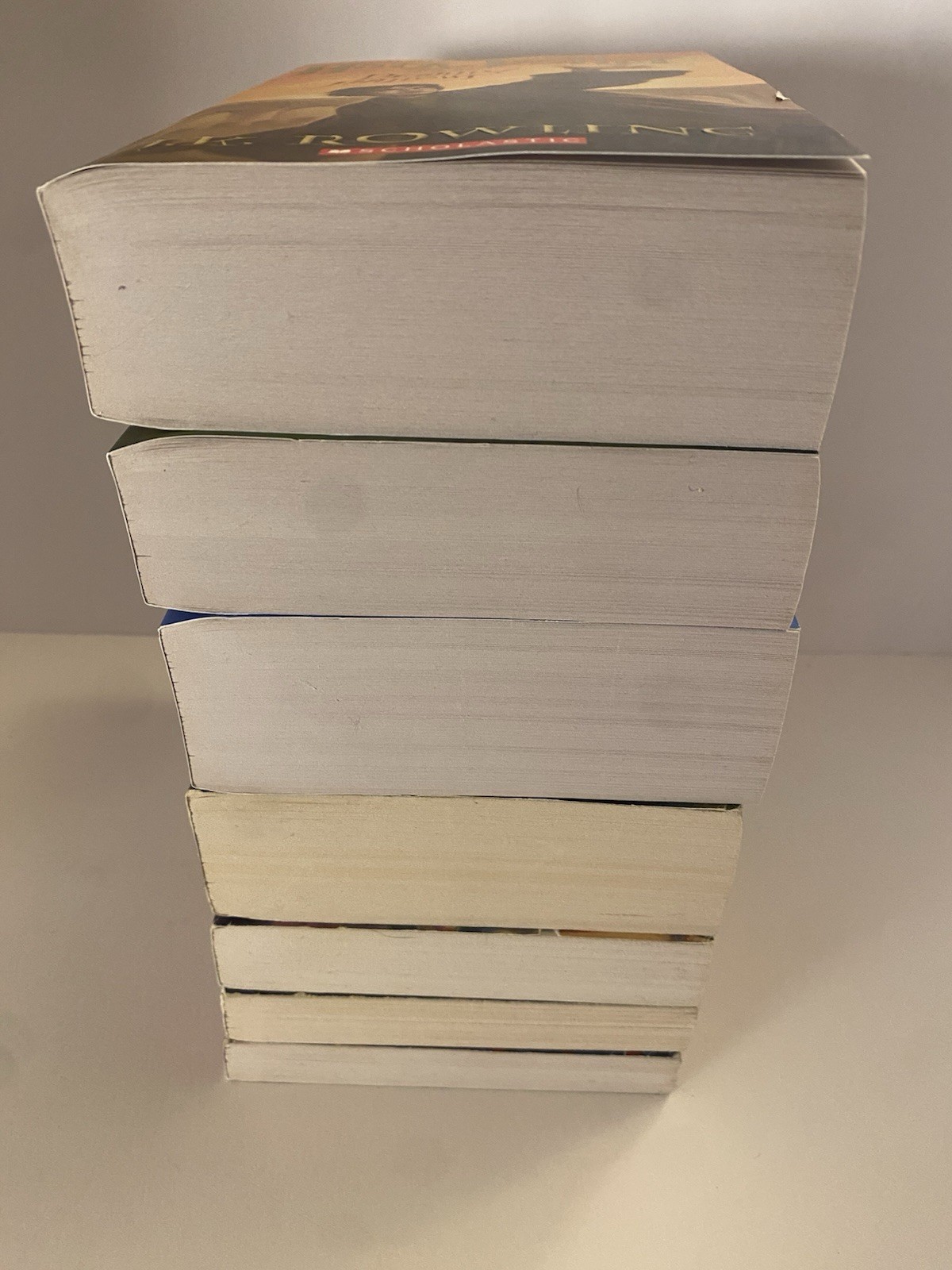 HARRY POTTER The Complete Series 1-7 Paperback Scholastic Box Set Slipcase