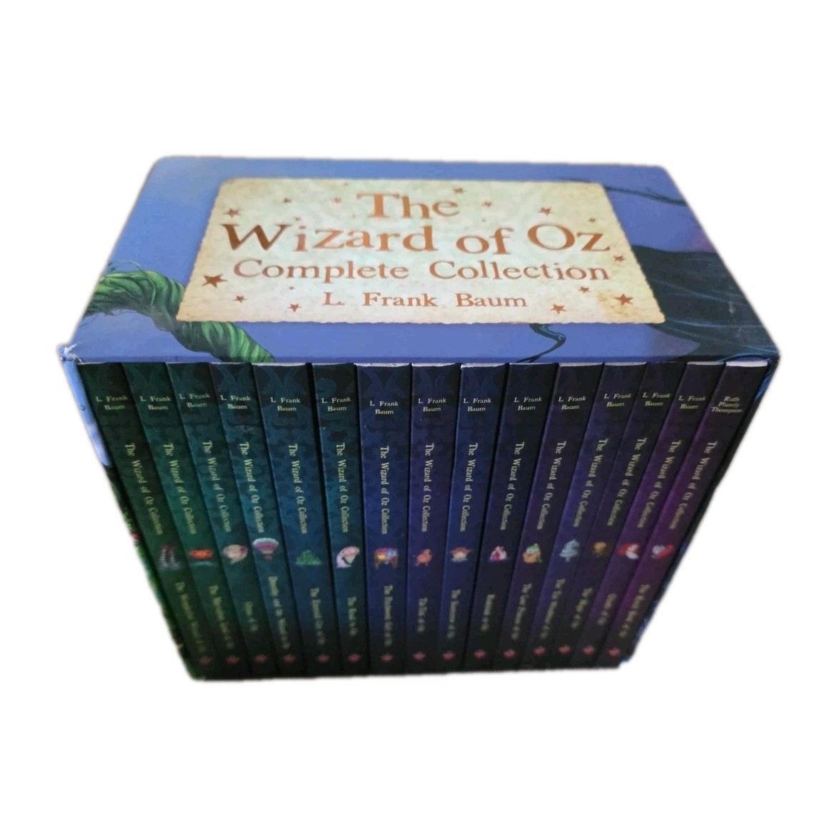 The Wizard Of Oz Complete Collection by L. Frank Baum Box Set 15 Books Slipcase