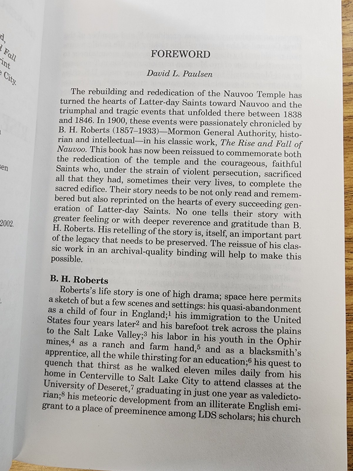 The Rise and Fall of Nauvoo by Elder B.H. Roberts 2002 Commemorative Edition