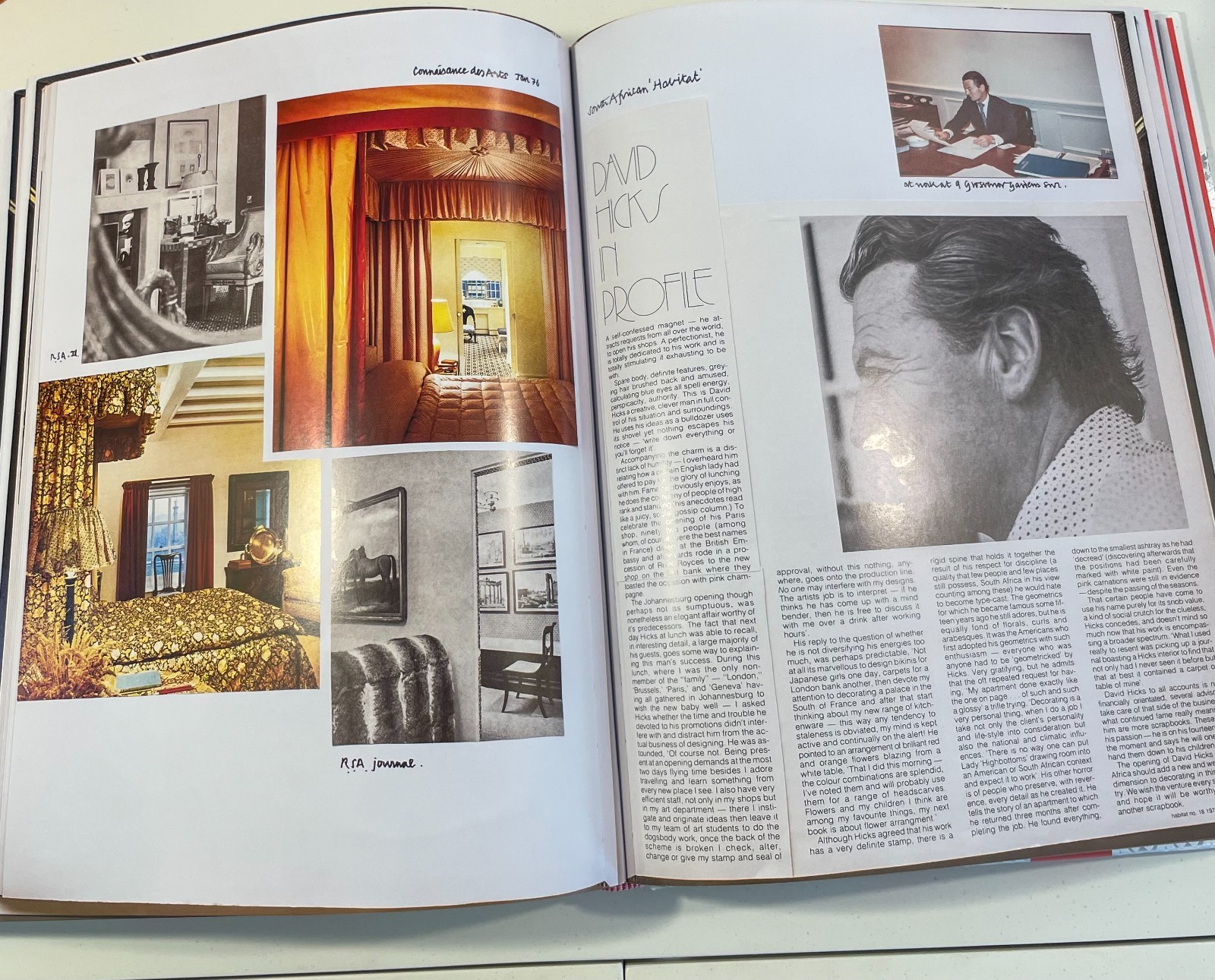 David Hicks Scrapbooks ISBN 978-0-86565-345-0 in good condition for age.