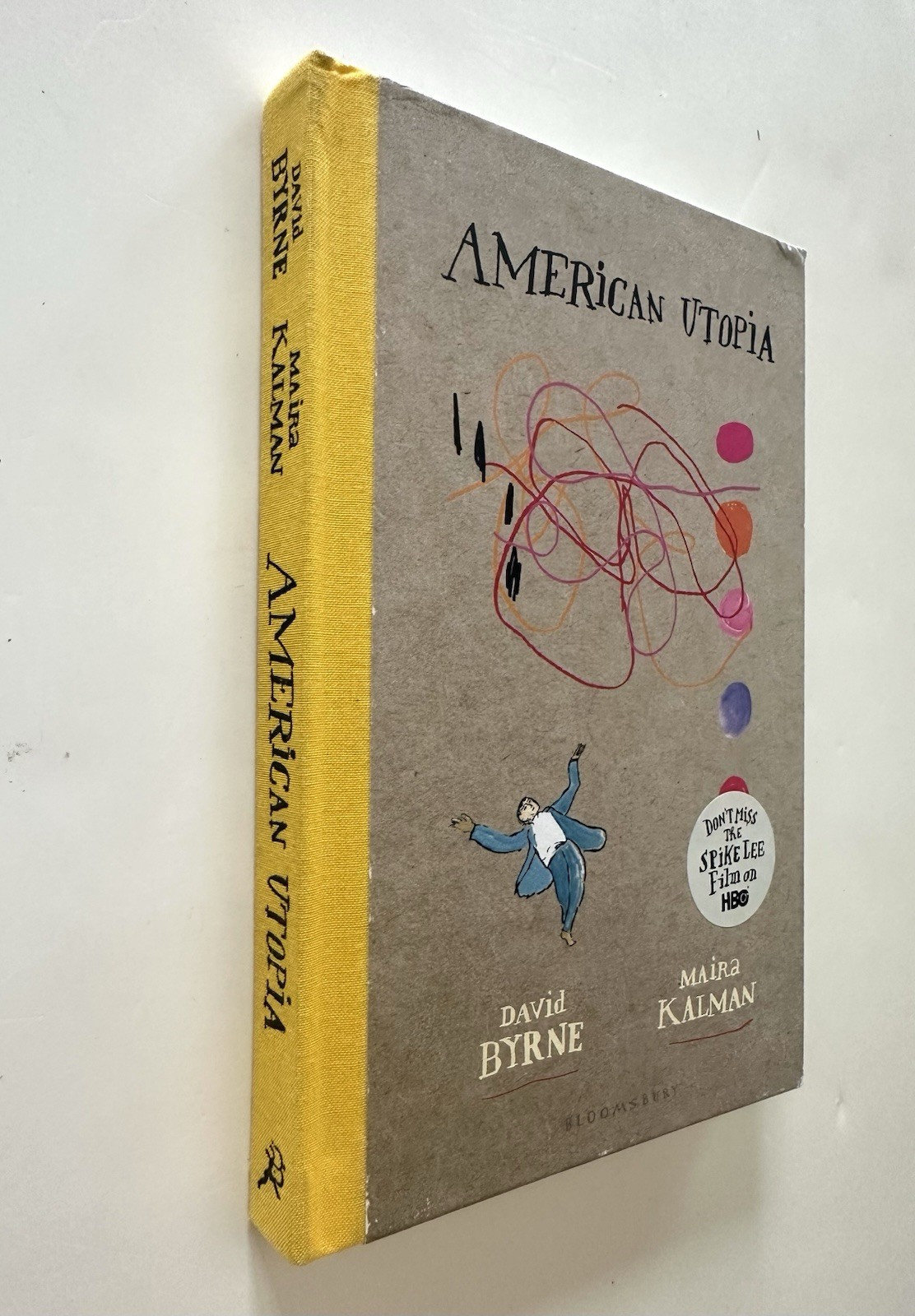 AMERICAN UTOPIA by David Byrne & Maira Kalman Book Words & Art 2020 HC w/Doodle