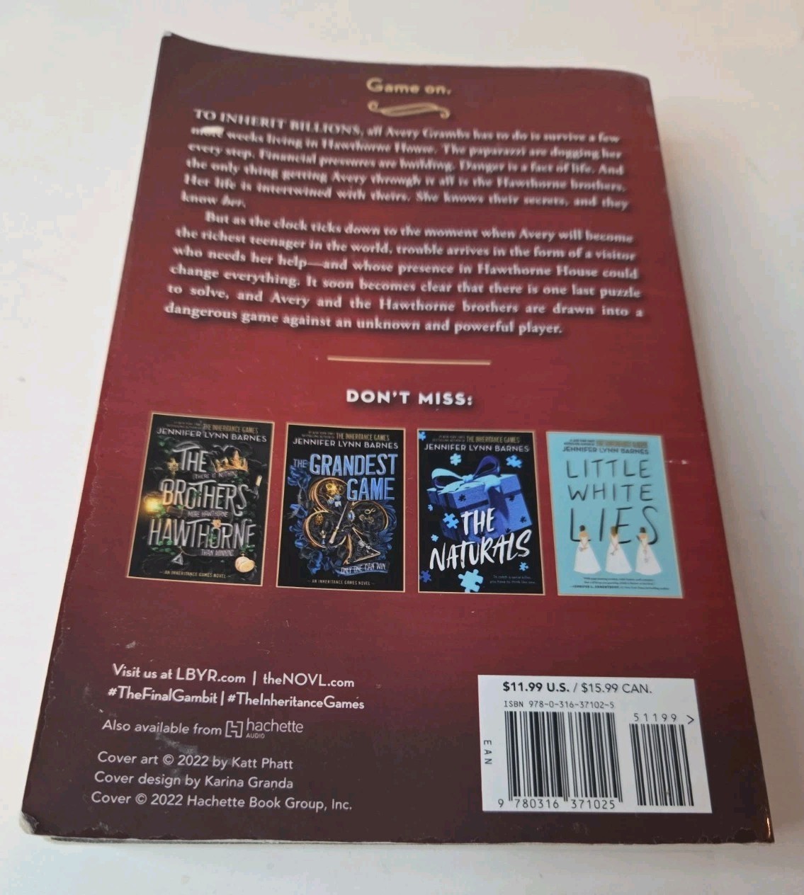 The Inheritance Games Series Paperback Book Lot of 3 Set Jennifer Lynn Barnes