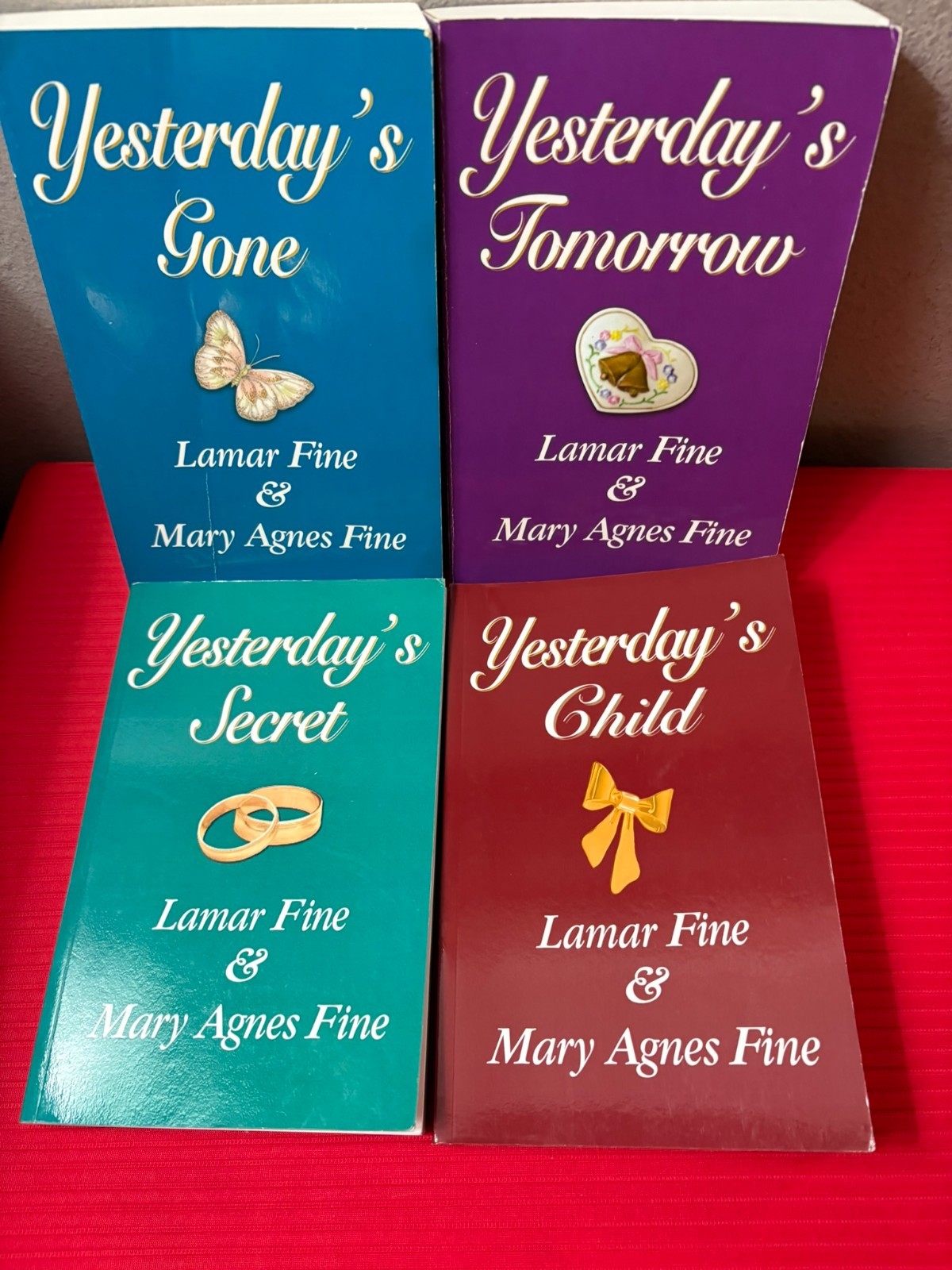 YESTERDAY’S GONE 4 BOOK SERIES, Lamar & Mary Agnes Fine, SIGNED Trade Paperback