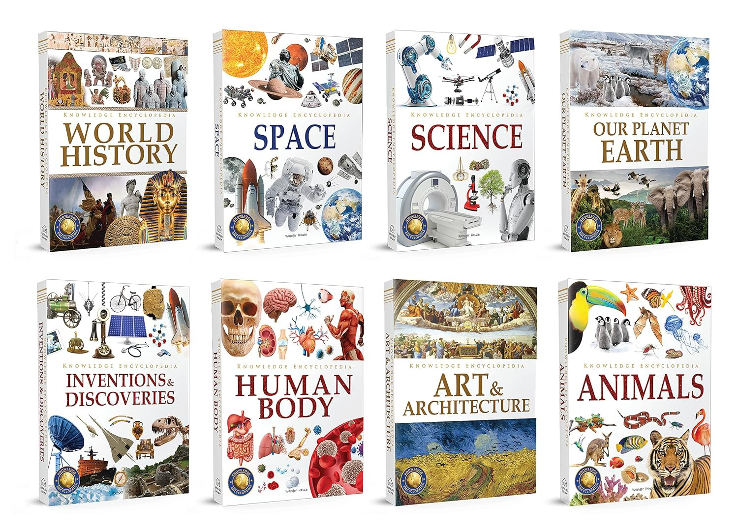Knowledge Encyclopedia – Boxset of 8 Books for Children (Knowledge Encyclopedia