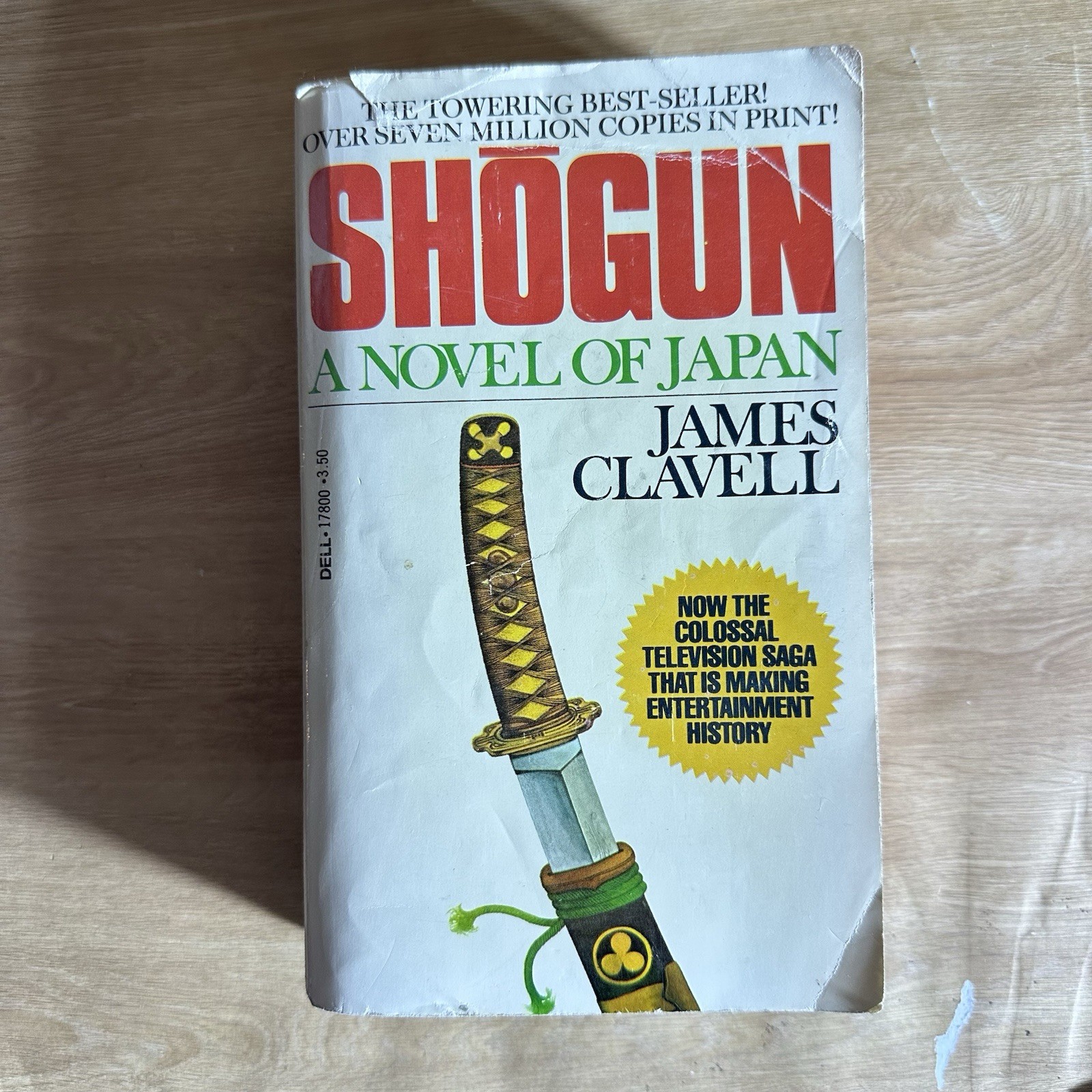Shogun: A Novel of Japan James Clavell Mass Market Paperback Dell Vintage MMPB