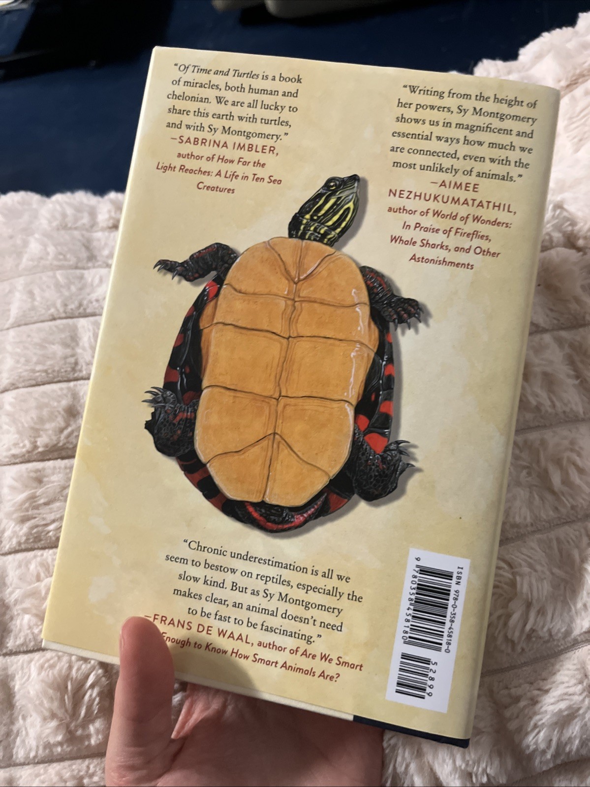 “Of Time and Turtles” by Sy Montgomery – hardcover with dustjacket