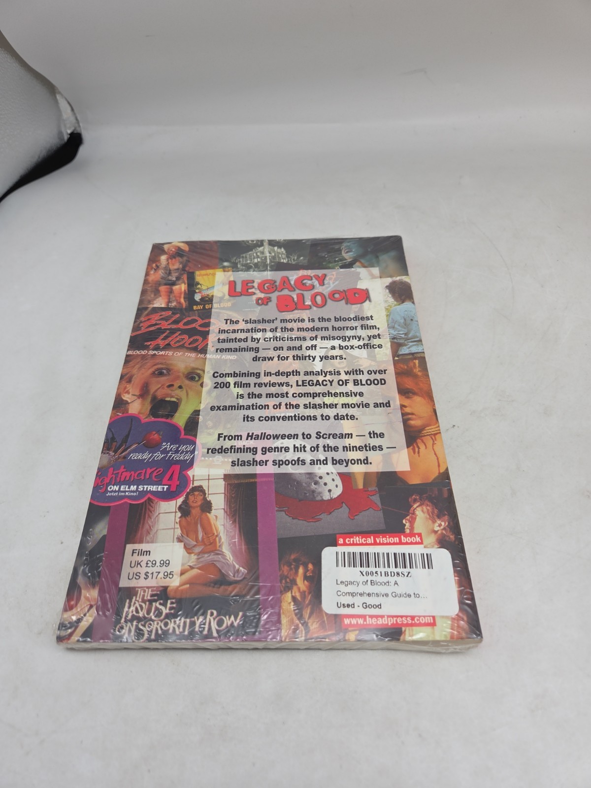 LEGACY OF BLOOD: A COMPREHENSIVE GUIDE TO SLASHER MOVIES – Jim Harper, Paperback