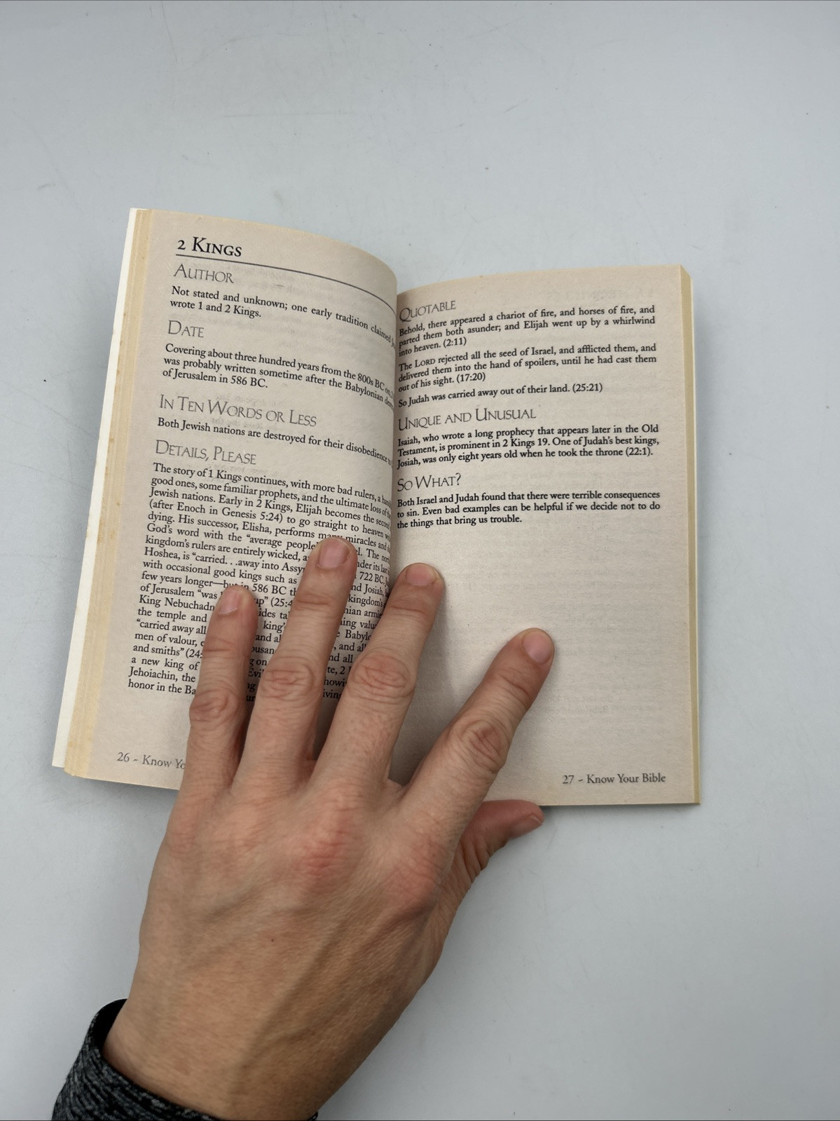 Know Your Bible : All 66 Books Explained and Applied by Paul Kent (2008, Mass…
