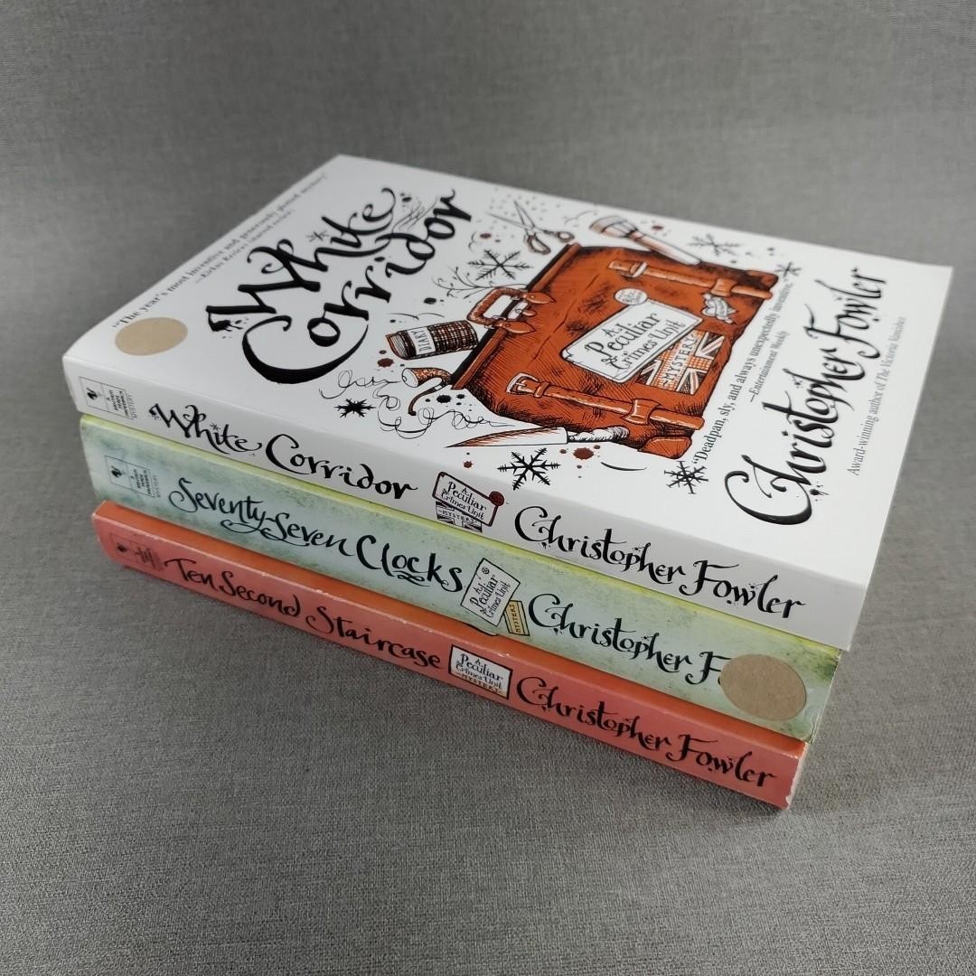 Christopher Fowler Peculiar Crimes Unit Mystery 3 Book Lot Staircase Corridor