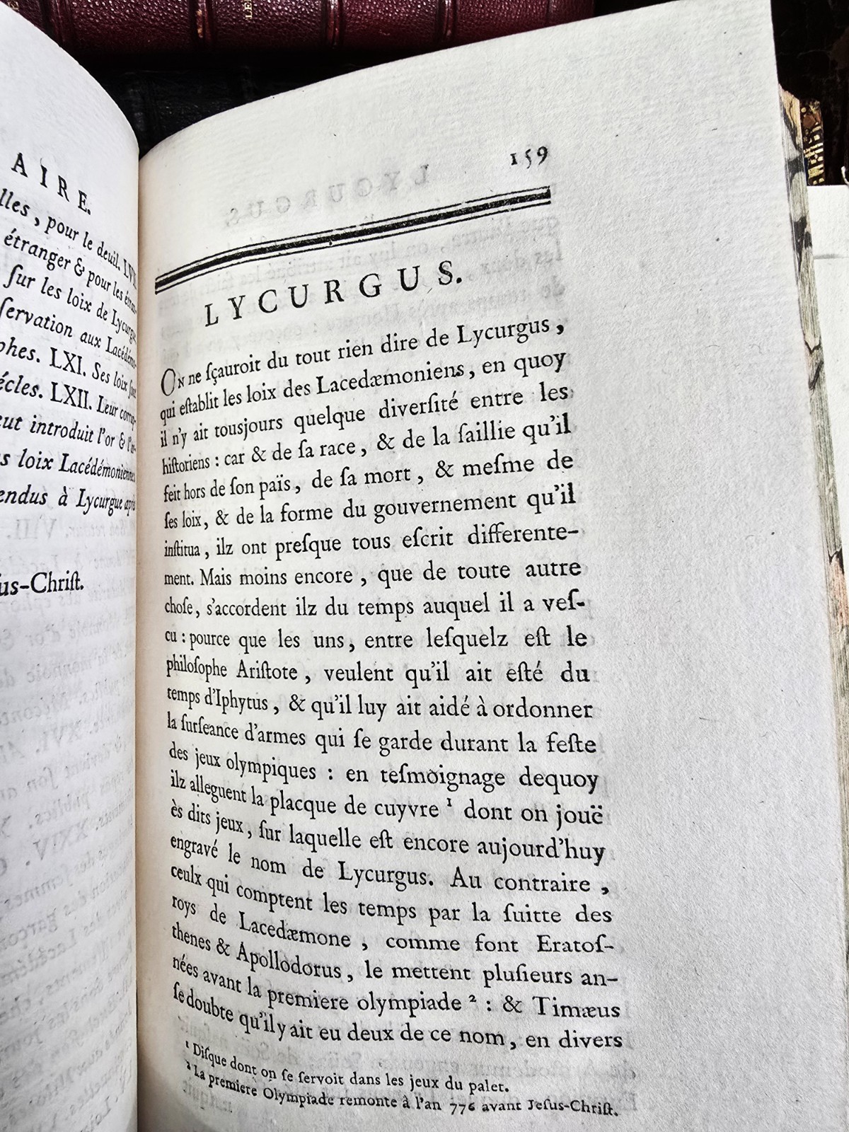 1783 – Lives of Illustrious Men by Plutarch – Theseus, Romulus, Lycurgus, Solon