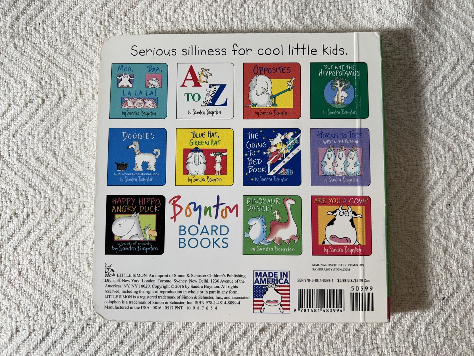Dinosaur Dance! By Sandra Boynton – board book