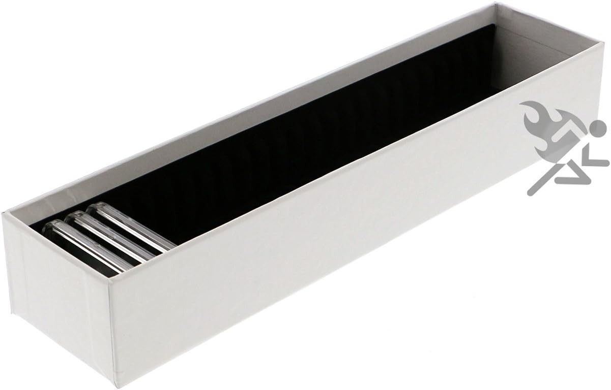 Guardhouse 1oz Silver Bar Storage Box, Single Row Holds 25 Capsules White