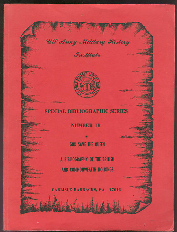 God save the Queen British/Colonial Bibliography sb