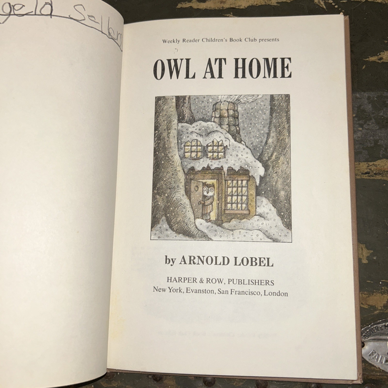 Owl at Home by Arnold Lobel 1975, Hardcover Weekly Reader Book Club Edition E2