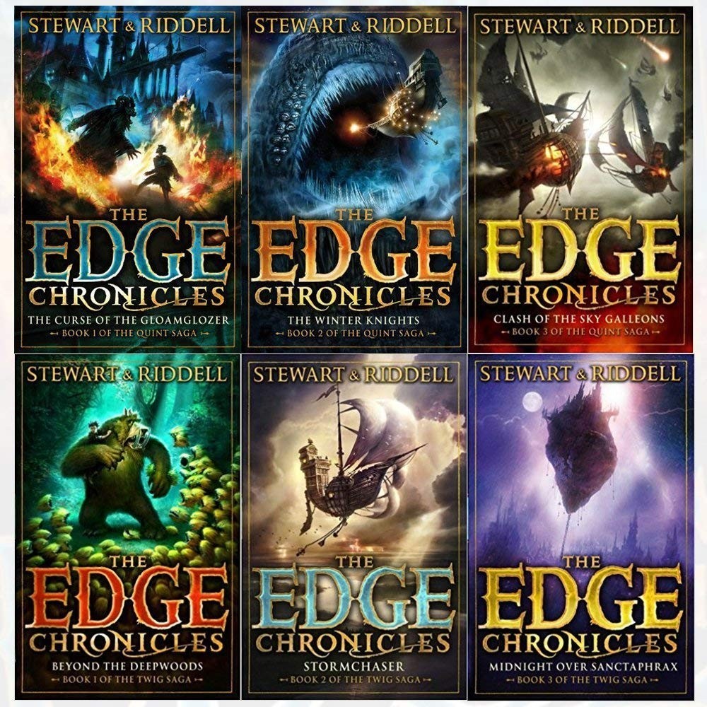 The Edge Chronicles 6 Books Set – Ages 9-14 – By Paul Stewart & Chris Riddell