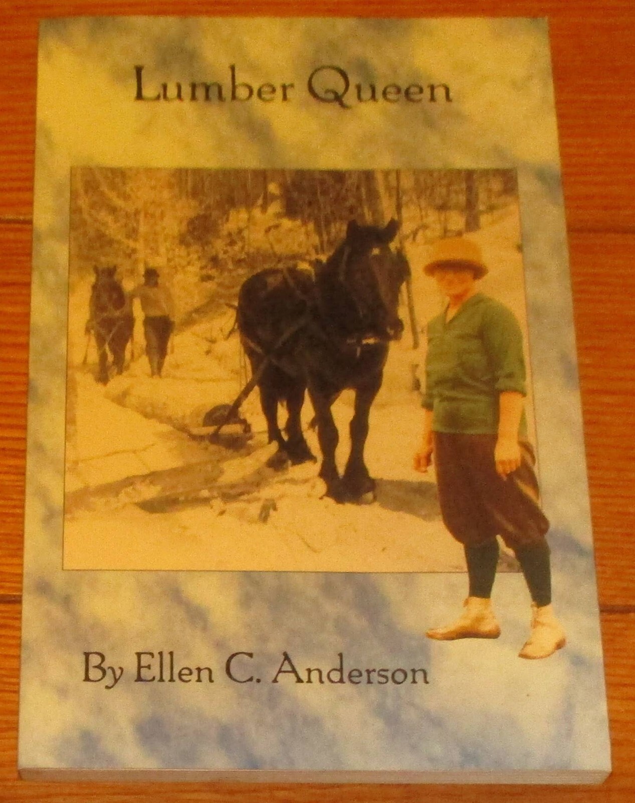 2001 Lumber Queen by Ellen C. Anderson SIGNED Softcover Book 166 Pages