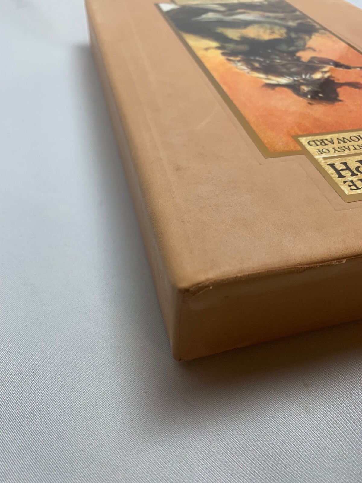 THE ULTIMATE TRIUMPH: Robert E. Howard Leather HC Slipcase #0077 Frazetta Star