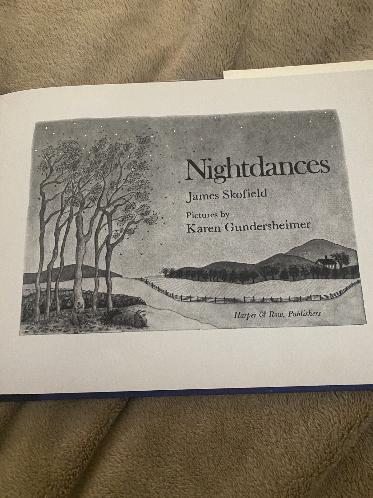 NIGHTDANCES By James Skofield – Hardcover – Good – 1981