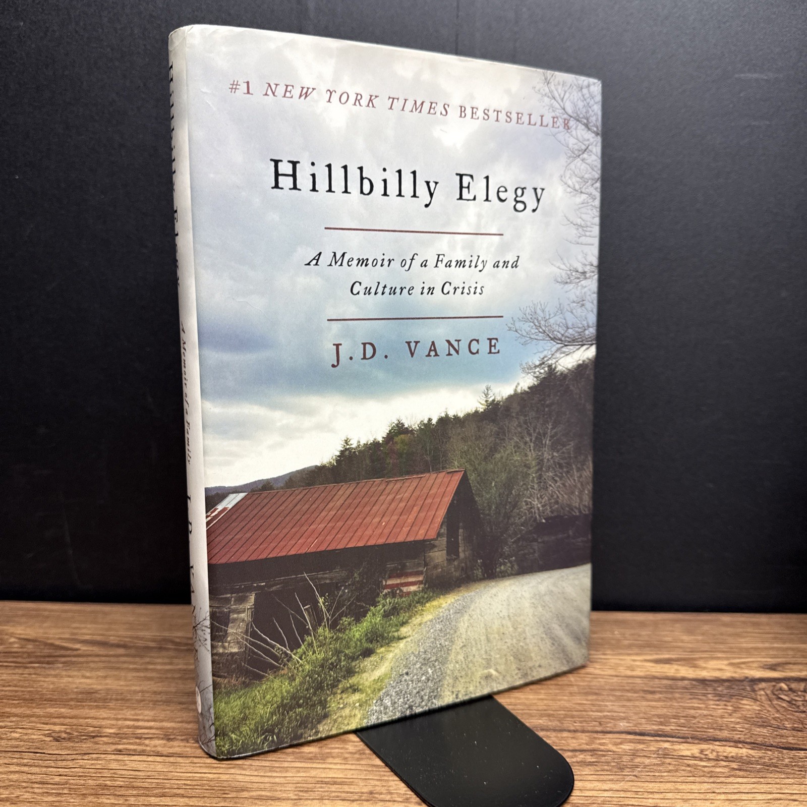 SIGNED Hillbilly Elegy J.D. Vance Autographed, Trump VP, 1st Edition Hardcover