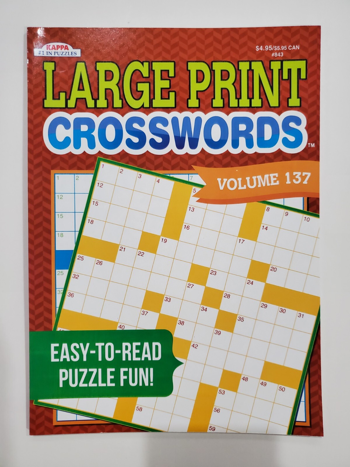 Large Print Crosswords Puzzle Books Kappa Games,Search,Hunt~ Pick up to 20 Vols
