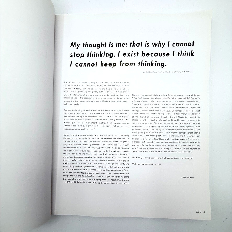 Aint Bad Magazine Selfie Vol 3 Issue 2 – 2015 #355 of 1000 – Photographic Arts