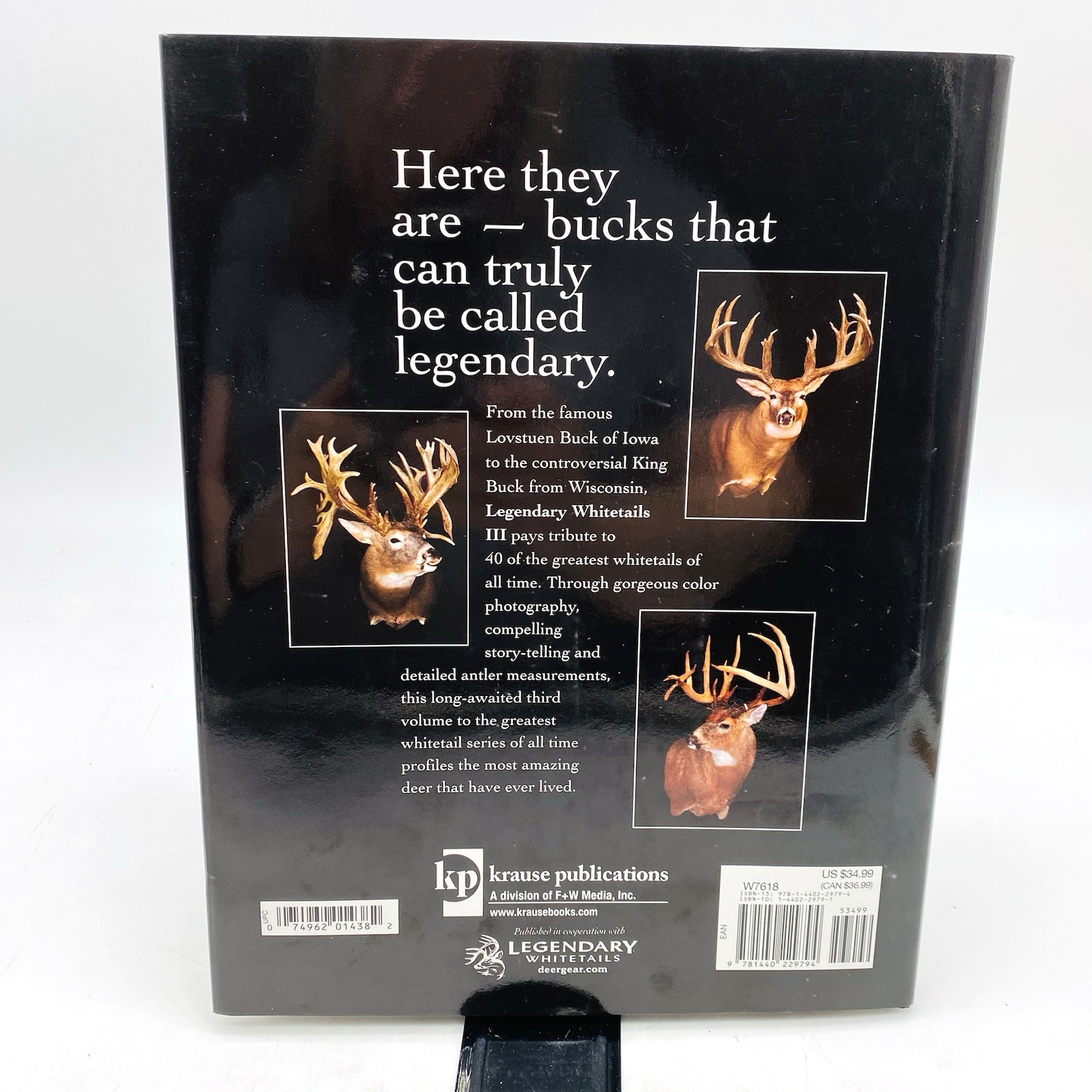 Legendary Whitetails III by Duncan Dobie 2014 Hardcover Dust Jacket Deer Bucks