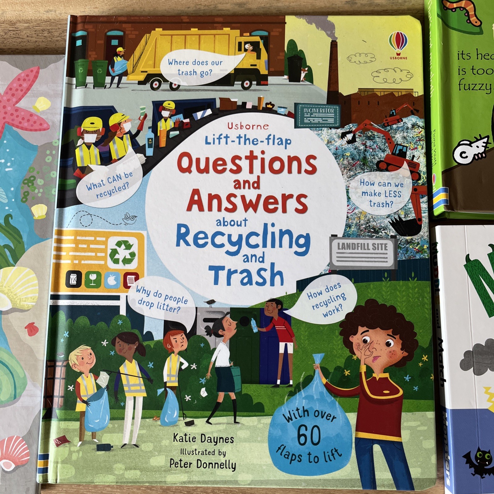 Lot of 5 – Usborne Interactive Books for Children, Flap, Light Up, Touch, Write