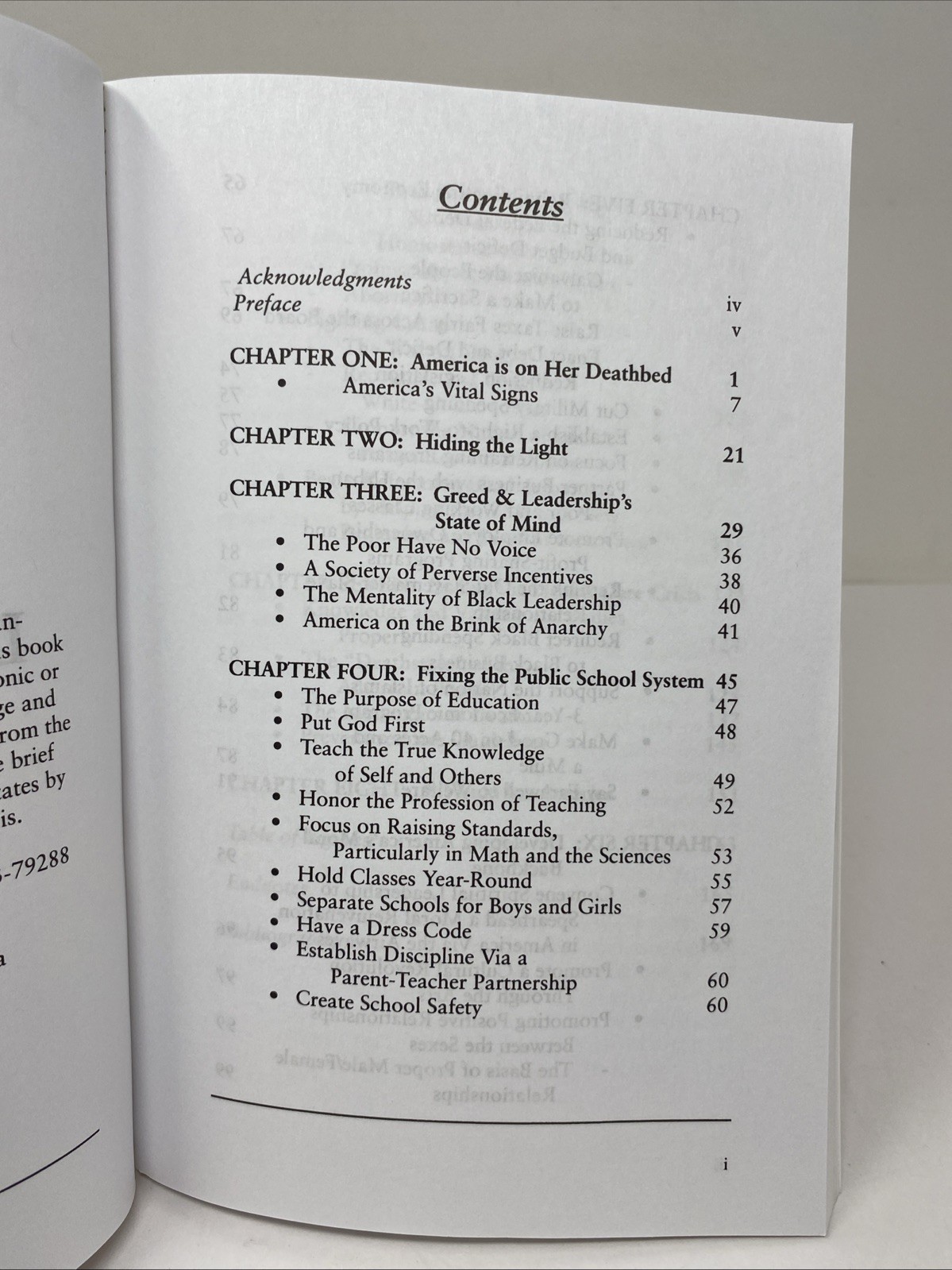 Torchlight for America Louis Farrakhan Paperback Clean Pages Name Inside Covers