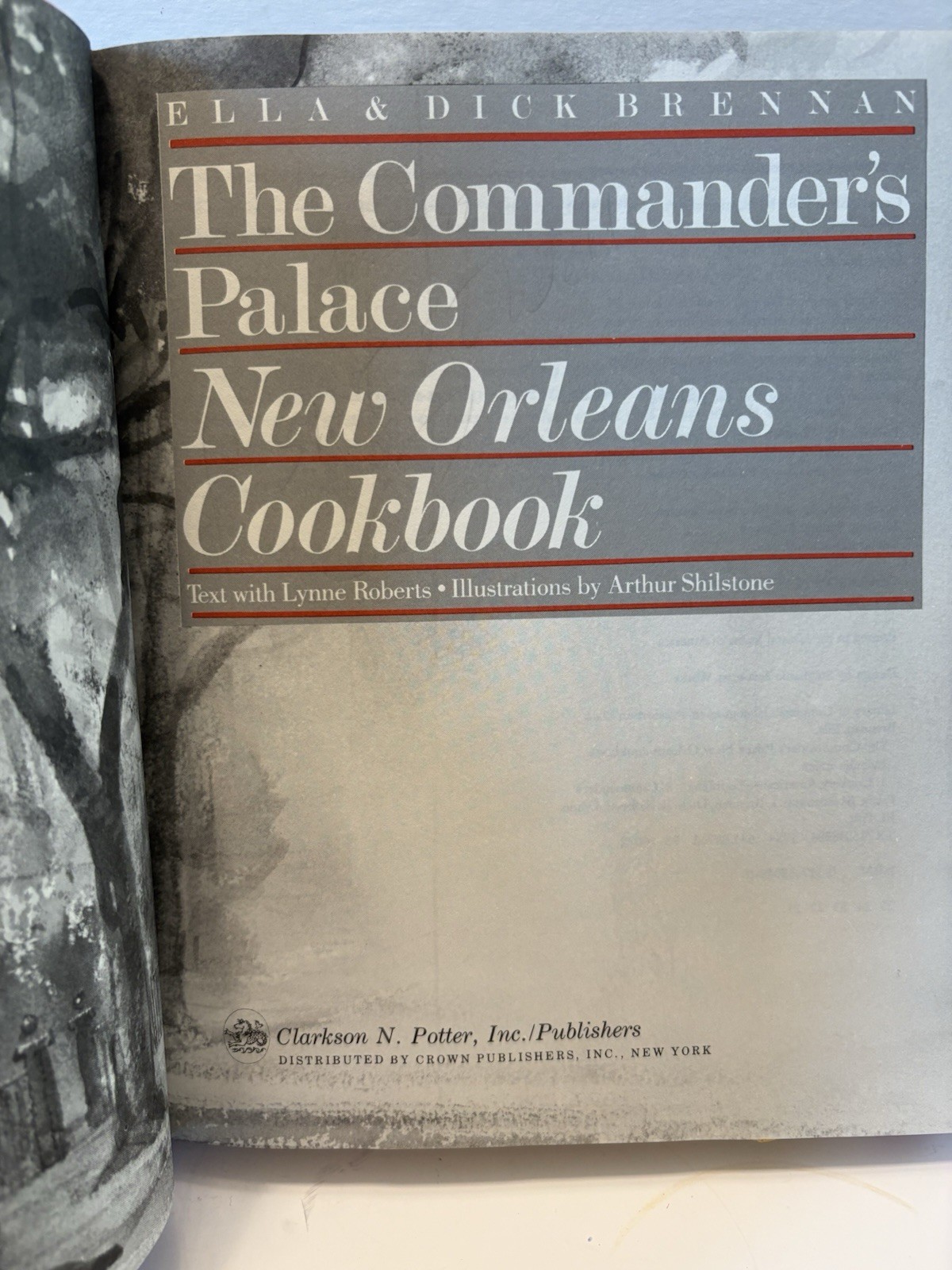 Signed 1984 First Edition The Commander’s Palace New Orleans Cookbook Brennan HC