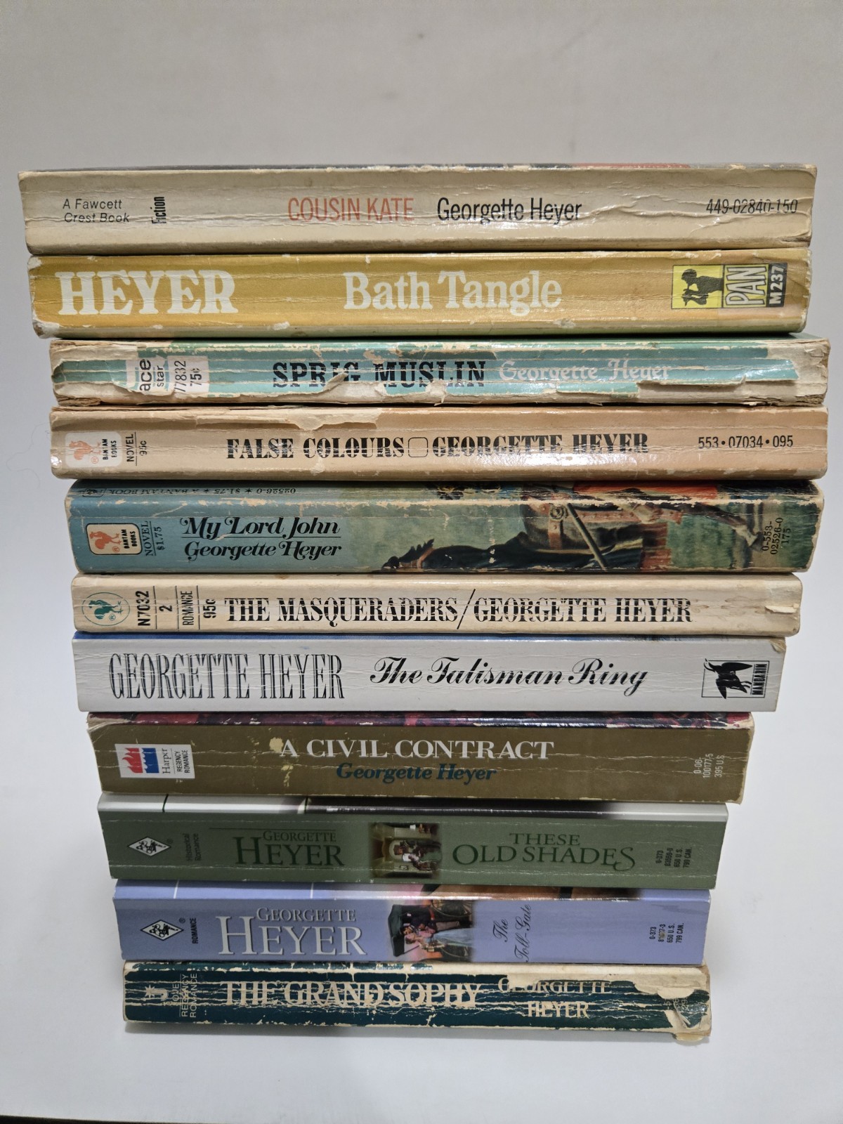 Georgette Heyer Historical Romance Lot of 11 Paperback Books