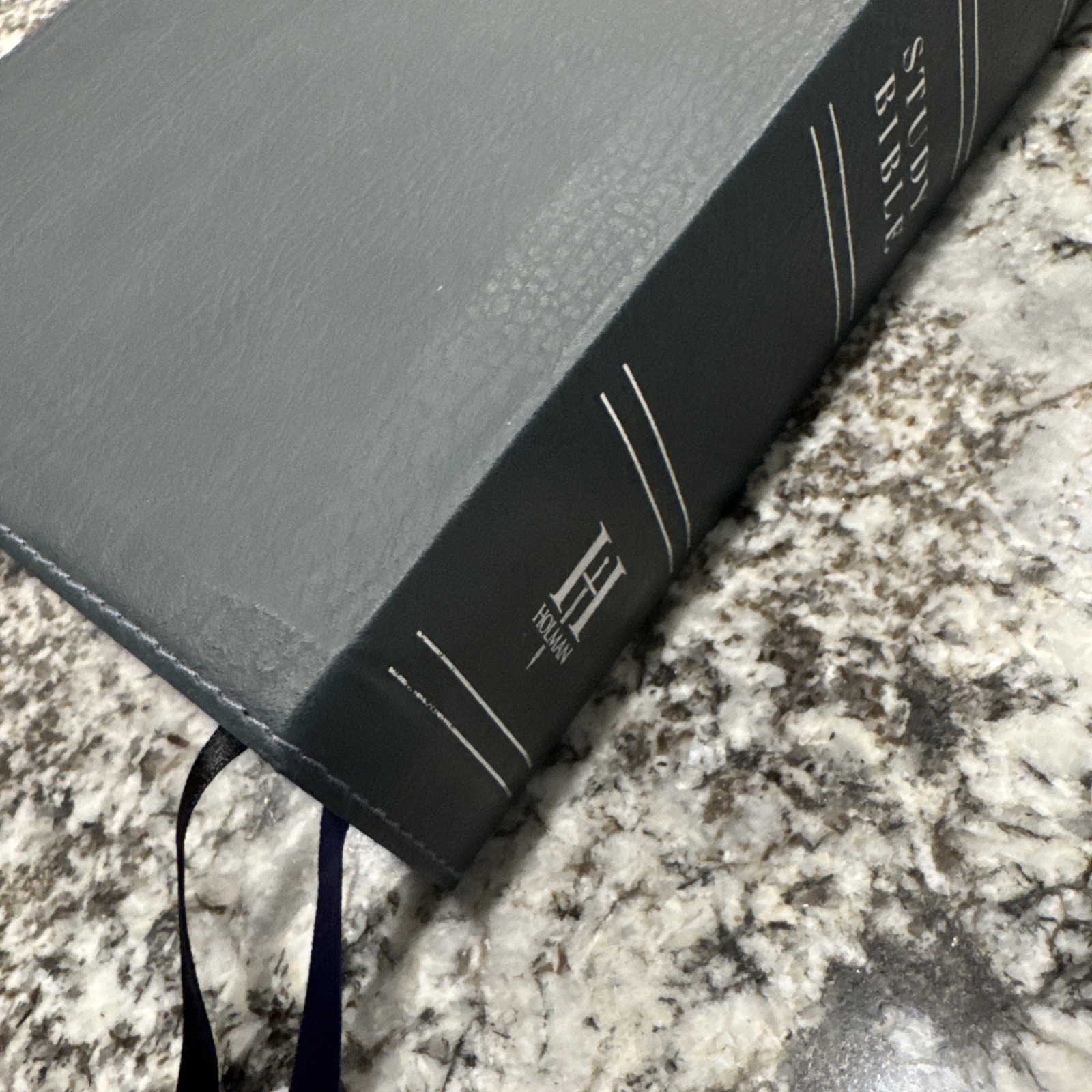 KJV King James Version Study Bible Holman Indigo (Blue) LeatherTouch Indexed