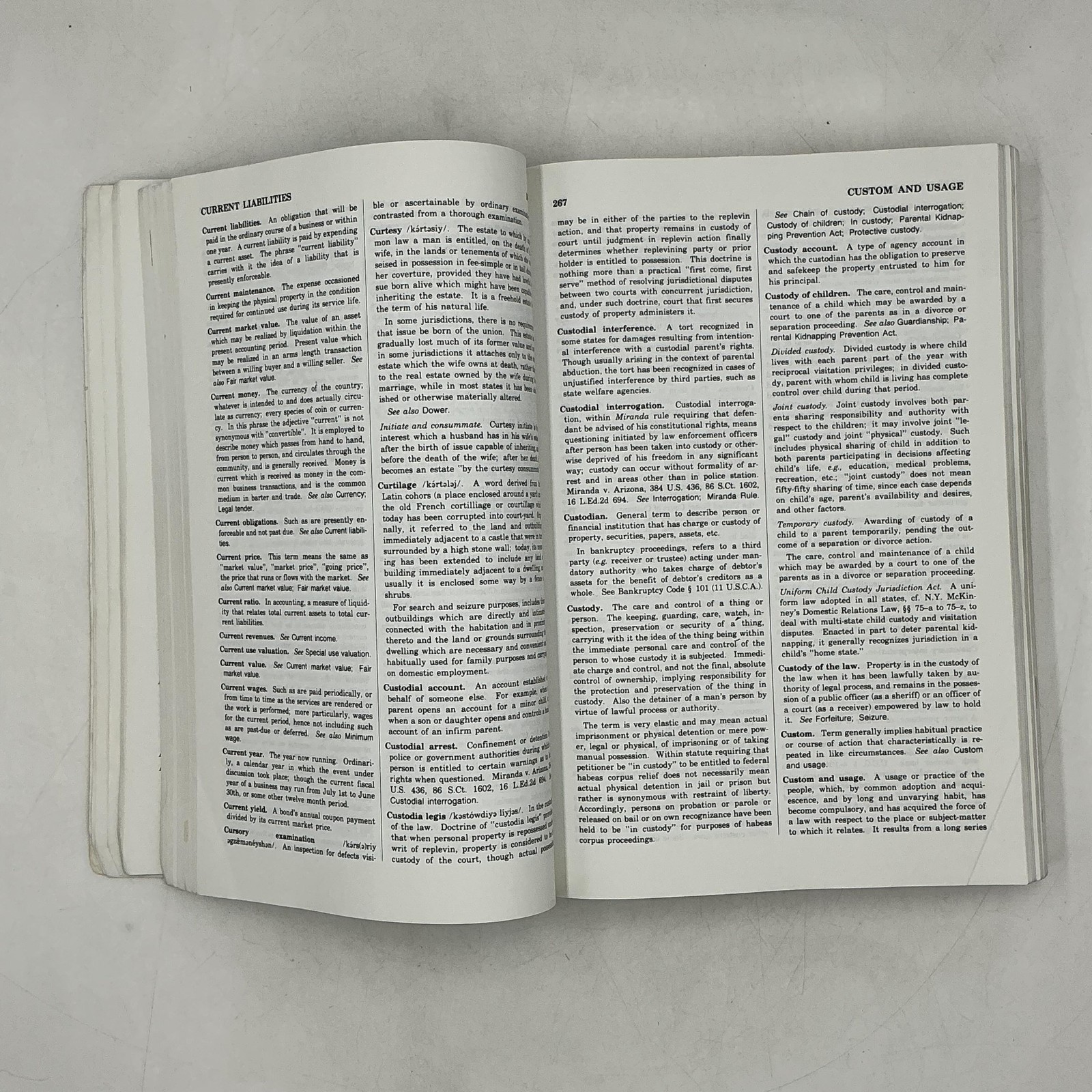 Vintage Black’s Law Dictionary With Pronunciations Henry Black Blue PB 1994 Law