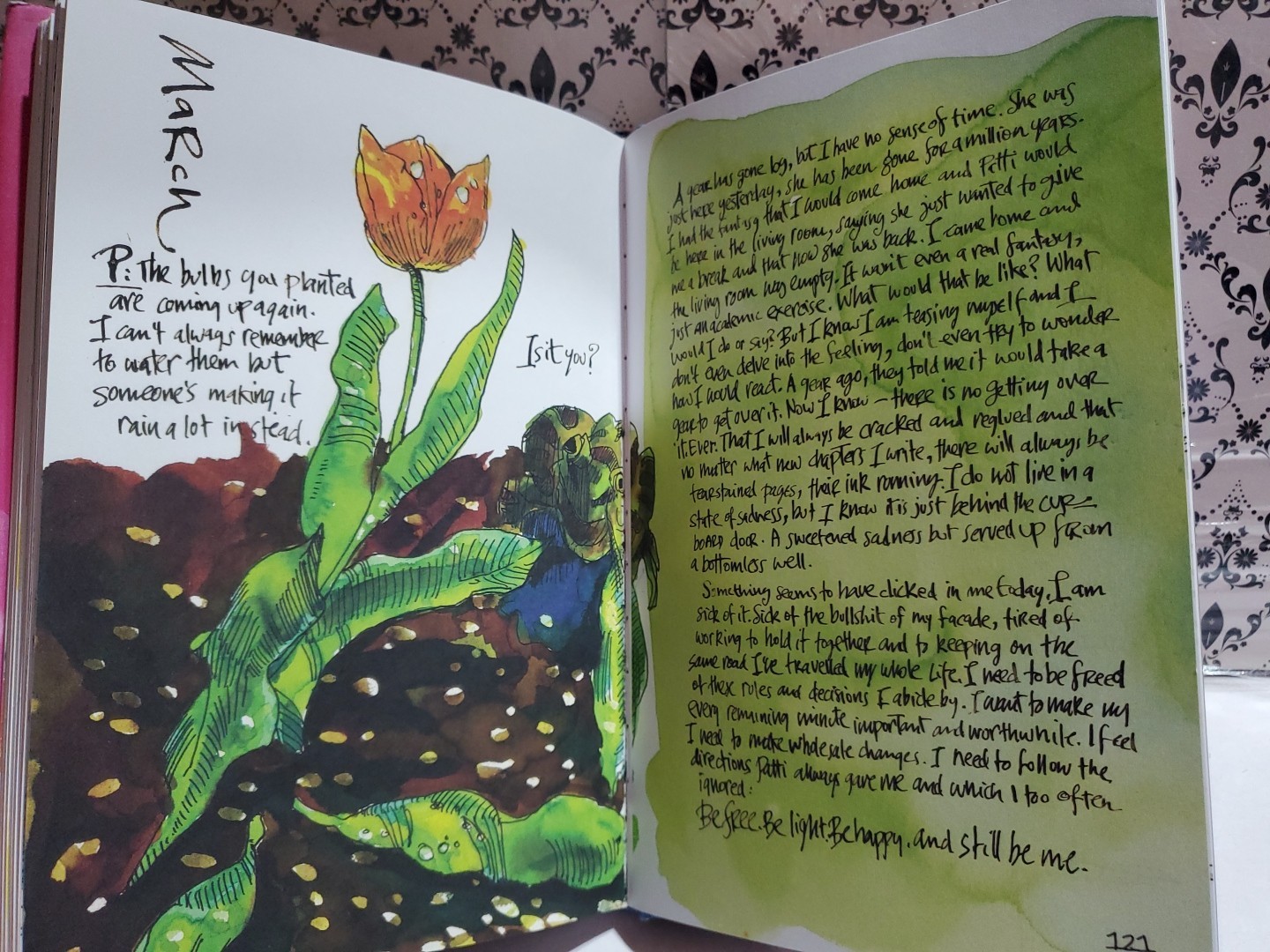 A Kiss Before You Go Danny Gregory 2012 HC Illustrated Memoir Art Journal