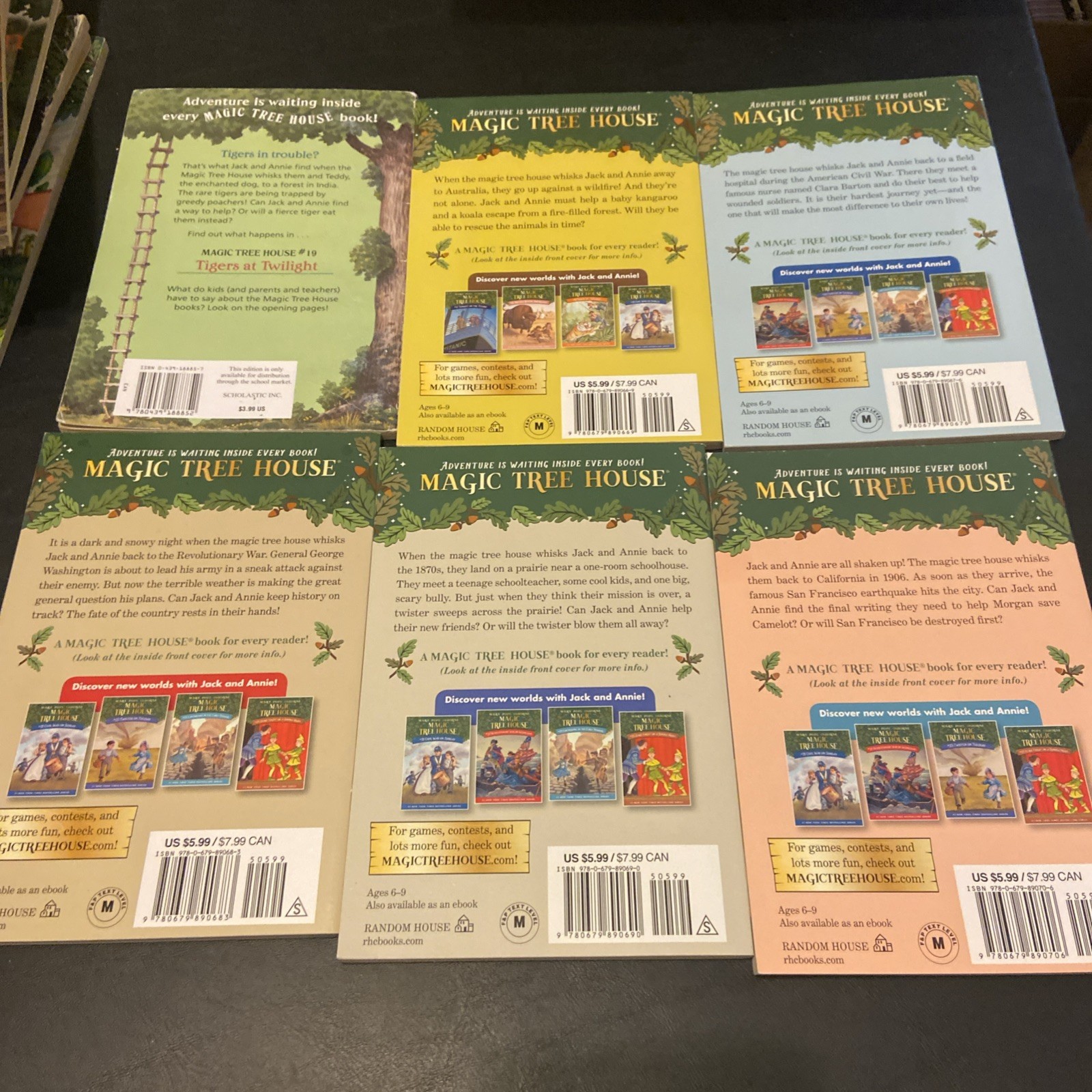 Magic Tree House + Merlin Missions + Research Guide Lot Of 51 PBs Acc-VG Cond