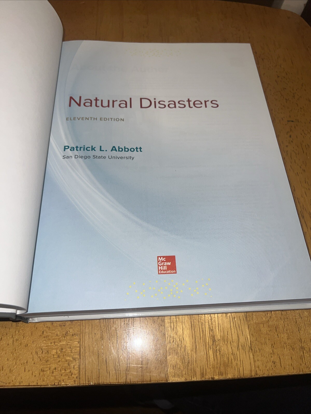 Natural Disasters by Patrick L. Abbott (2019, Hardcover)