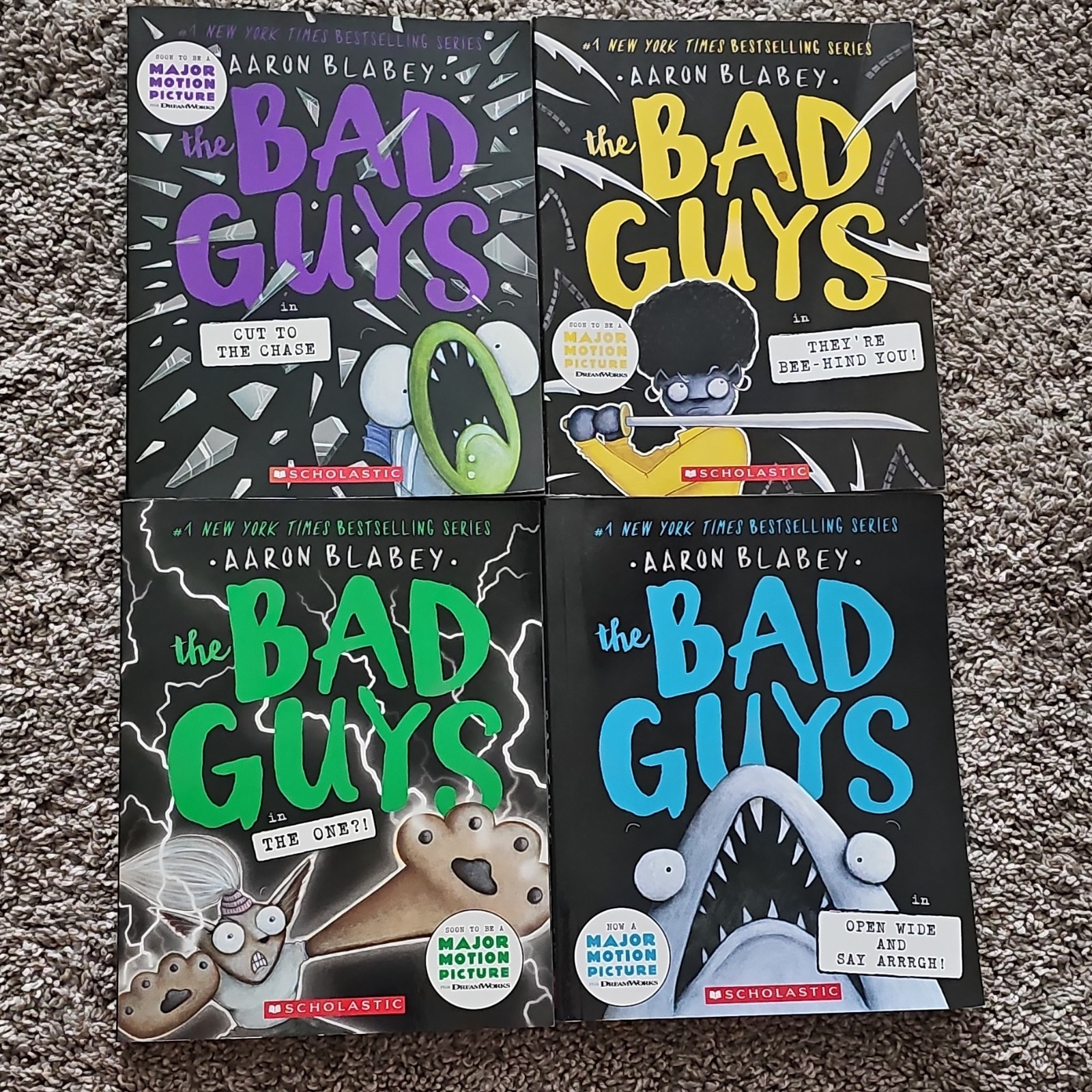The Bad Guys Series, By: Aaron Blabey, Paperback, Scholastic, Illustrated