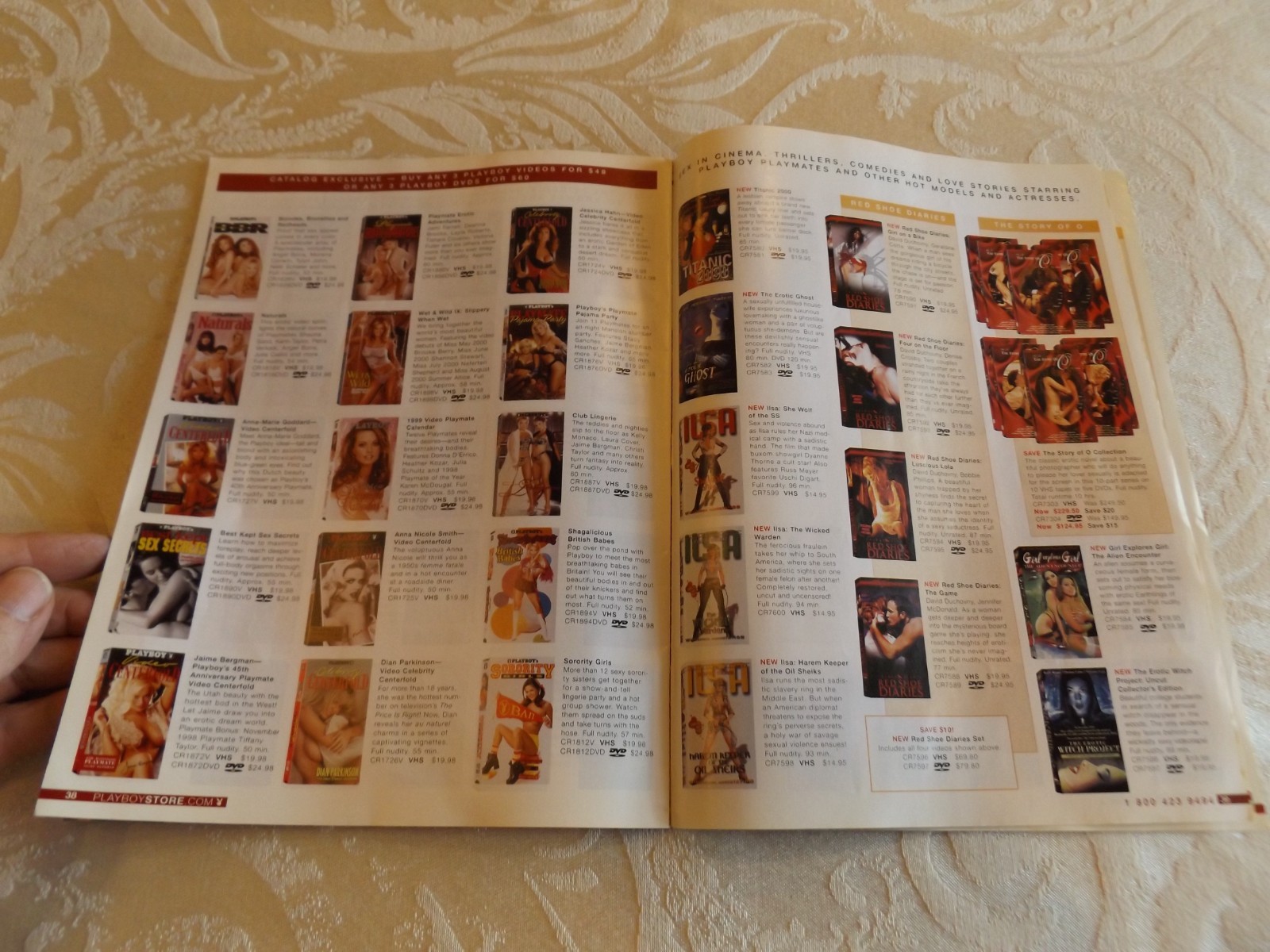 25 YEAR OLD PLAYBOY MAGAZINE CATALOG 🔥 HOLIDAY 2001 🔥