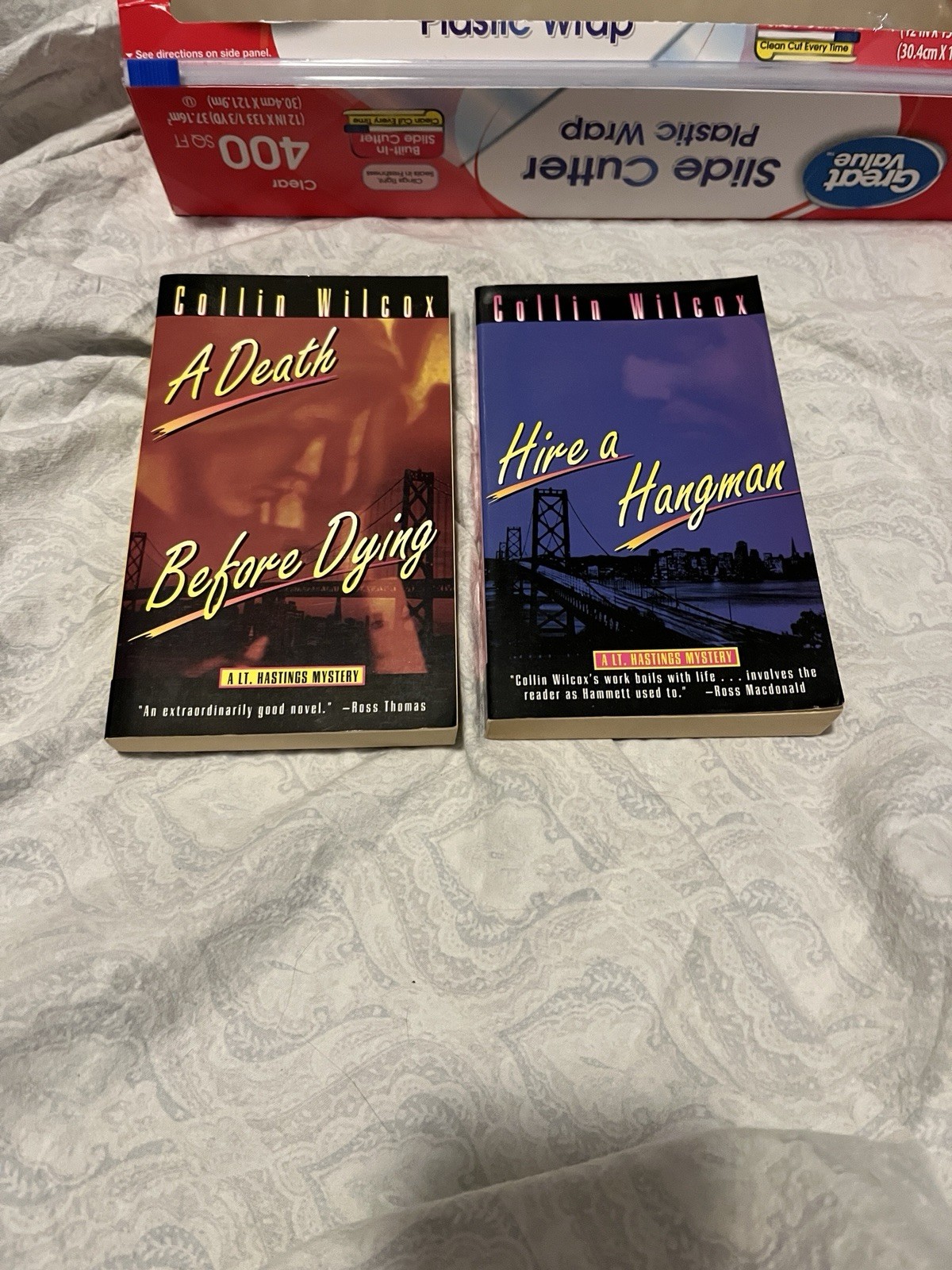2-Pack Of Collin Wilcox Paperback Books