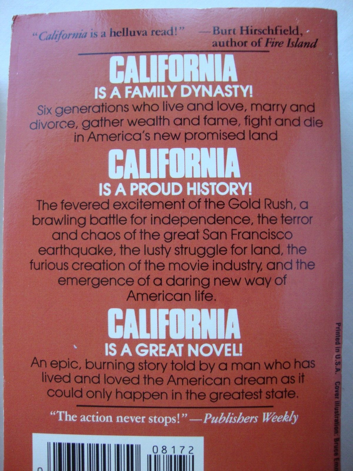 2 new OCTOPUS, CALIFORNIA pb books HISTORICAL DRAMA paperbacks FICTION, rare